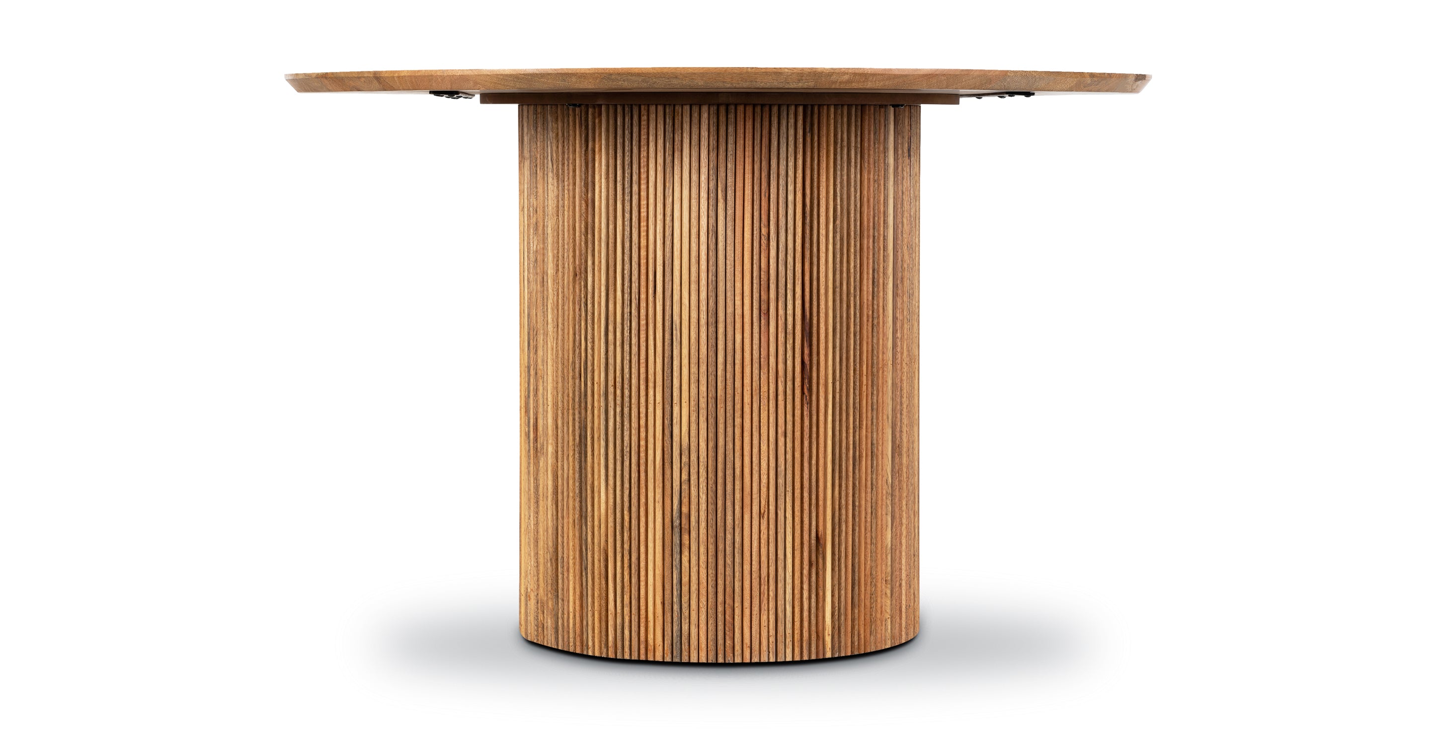 Deja 46-inch Round Dining Table - Modern & Stylish for Small Spaces - Perfect for Breakfast Nook, Kitchen, or Apartment Dining Area