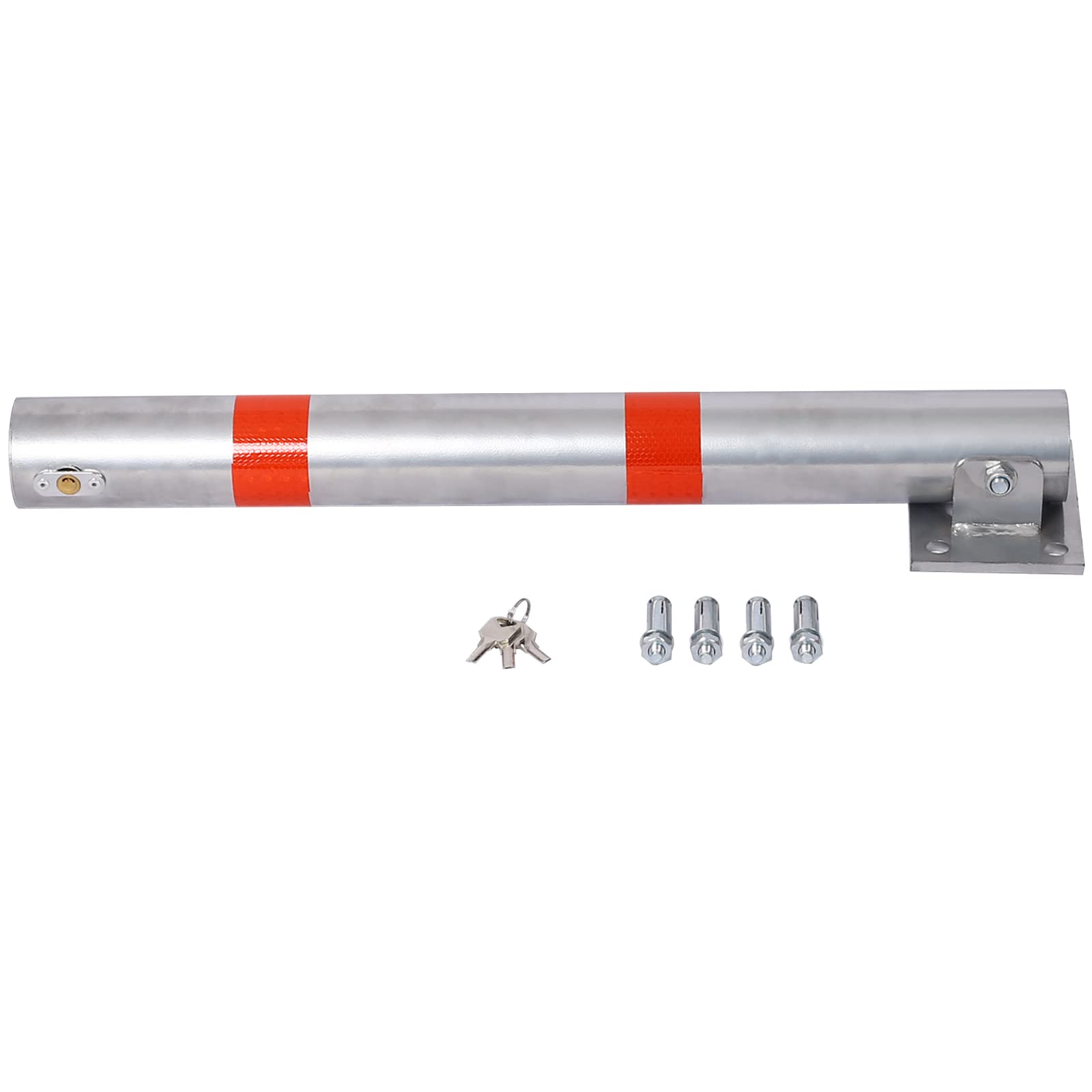 Steel Parking Bollard with Lock - 27.6