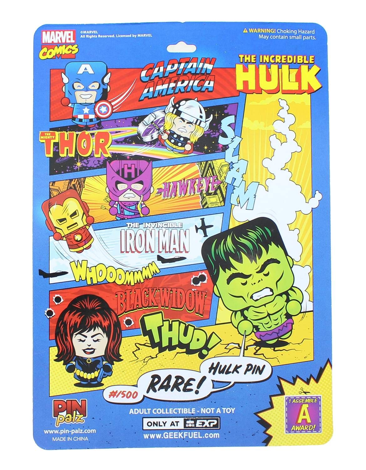 Marvel Iron Man Pin-Palz Enamel Collector Pin - Official Avengers Collectible for Fans, Gifts & Display | Comic Con, Backpacks, Jackets, Hats