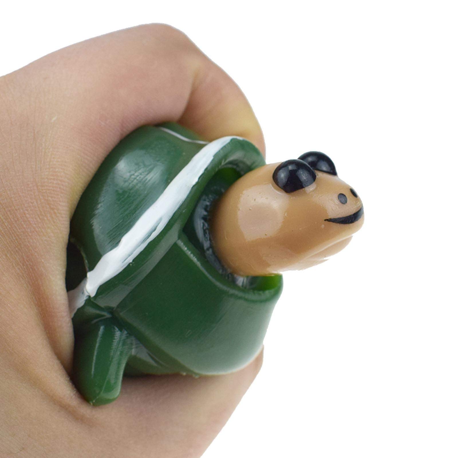 Funny Telescoping Turtle Head Toy - Stress Relief & Decompression Venting Novelty Gift for Kids & Adults - Perfect for Office Desk, Party Favors and Anxiety Relief