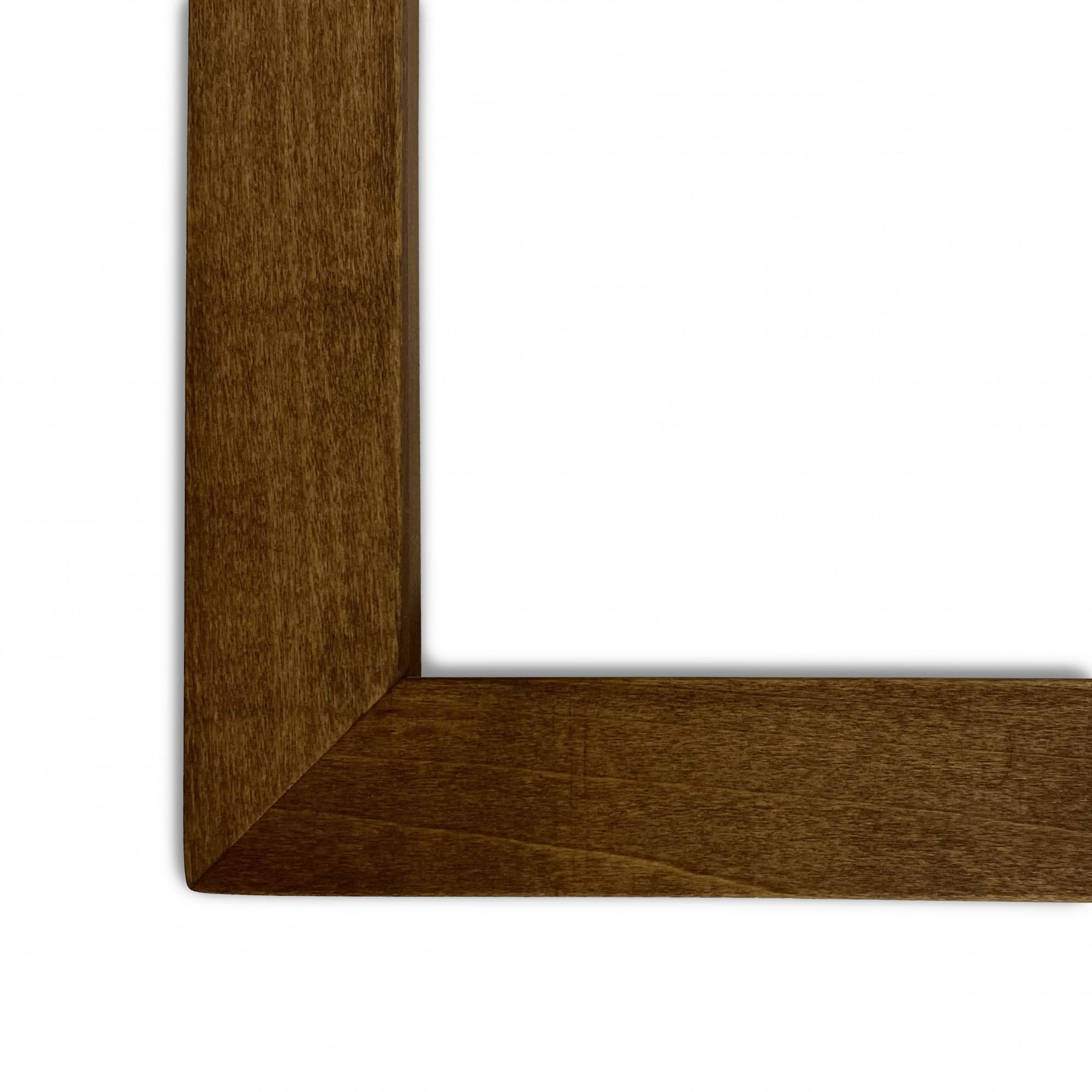 Ambesonne Abstract Music Wall Art with Flying Notes & Speakers, Teak Wood Frame, 23