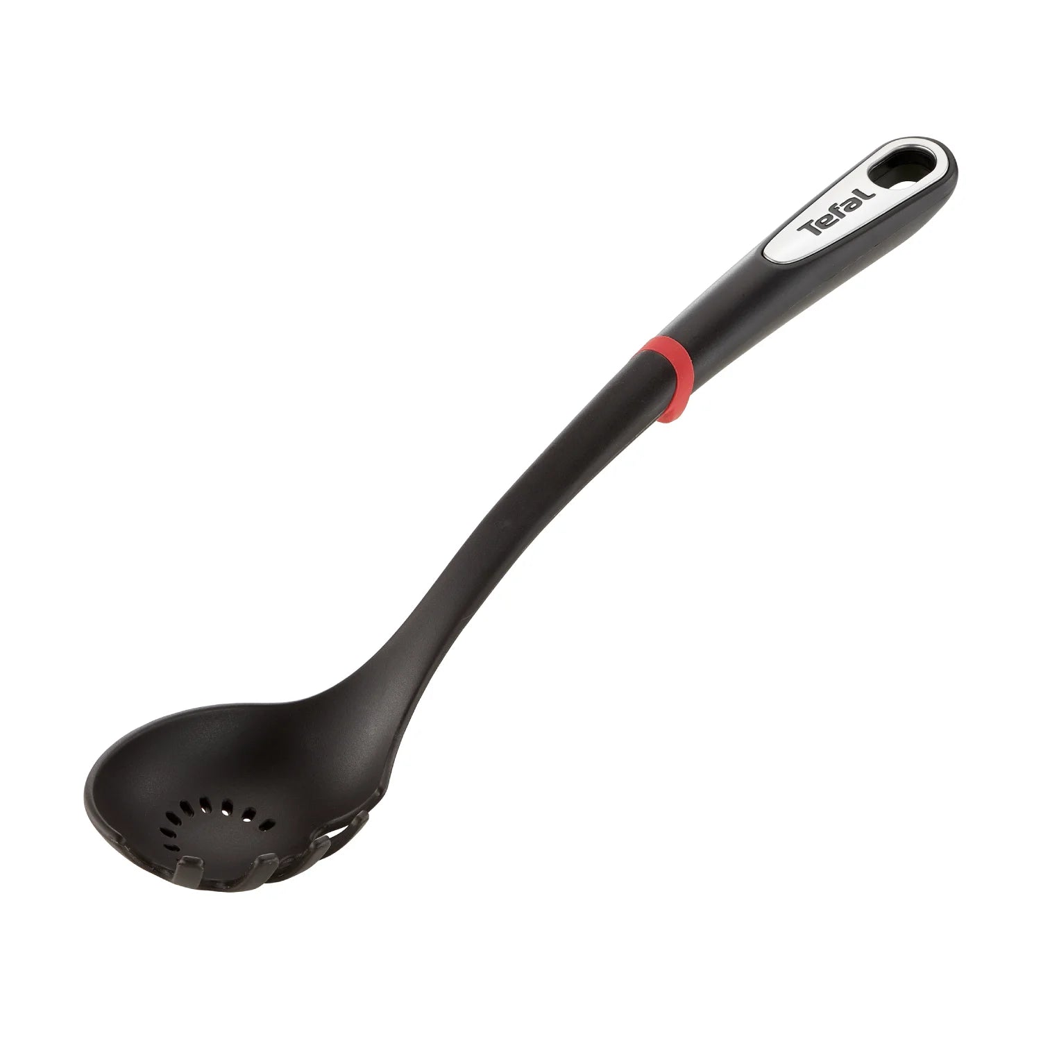 Tefal Ingenio Nylon Pasta Spoon K2060214 - Heat-Resistant Cooking Utensil for Pasta, Soup & Salad - Perfect for Non-Stick Cookware & Everyday Kitchen Use