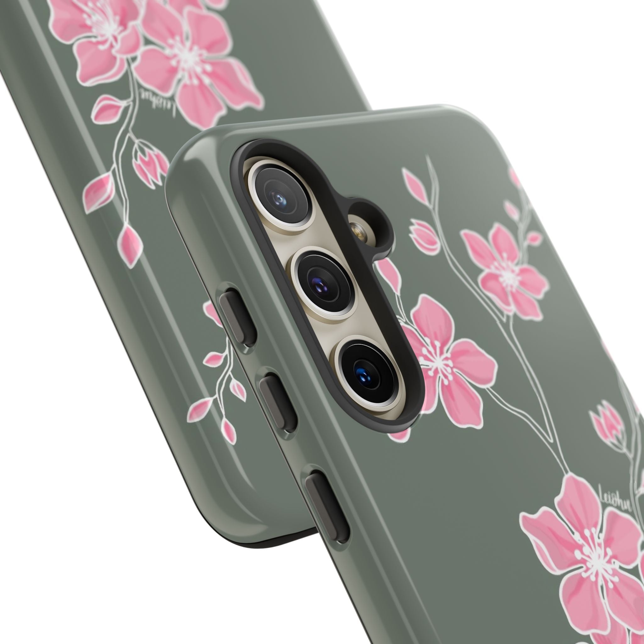 Samsung Galaxy Phone Case with Cherry Blossom Design - Stylish Protective Cover for Everyday Use, Travel & Work