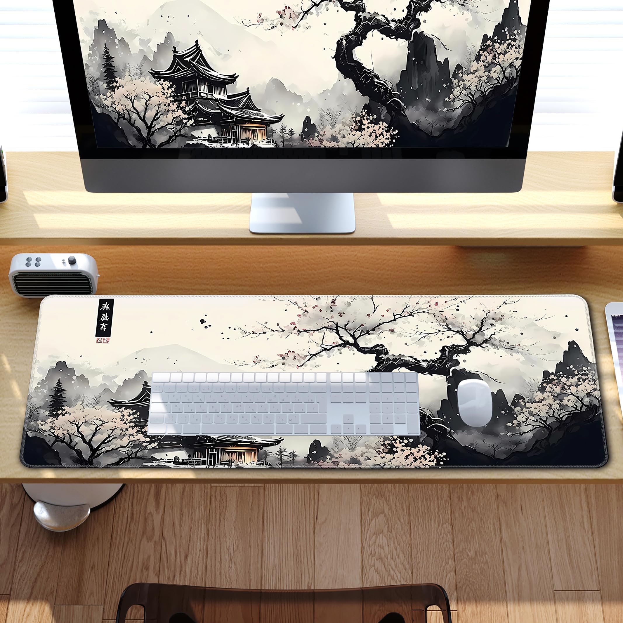 Japanese Cherry Blossom Extended XL Gaming Mouse Pad - 31.5