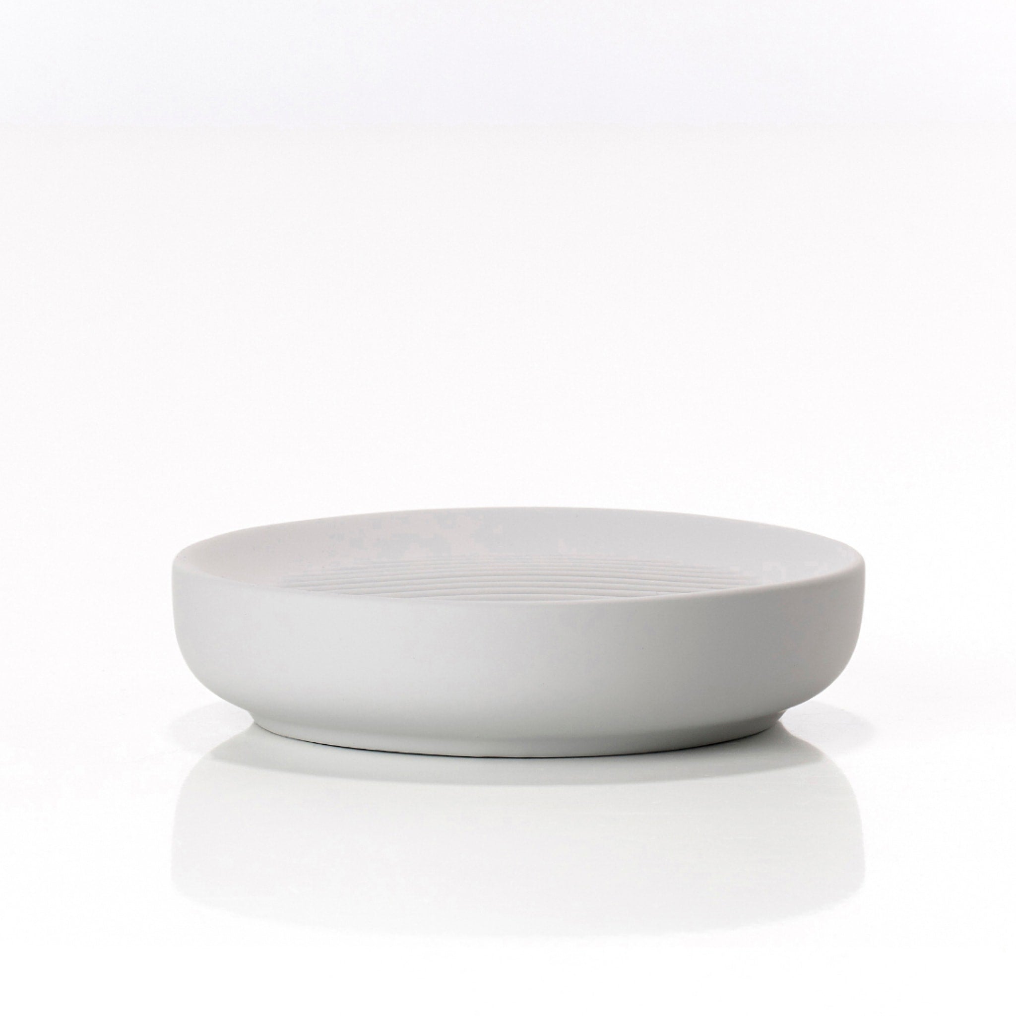 ZONE DENMARK Ume Soap Dish - Soft Grey Bathroom Organizer for Sink Countertop | Stylish & Durable Soap Holder for Showers, Kitchens & Bathrooms