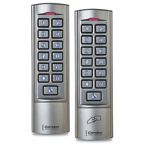 Camden CM 110SK Slim Surface Mount Vandal-Proof Keypad with Form C Relay | 12V DC | Secure Access Control for Commercial Buildings & Industrial Facilities