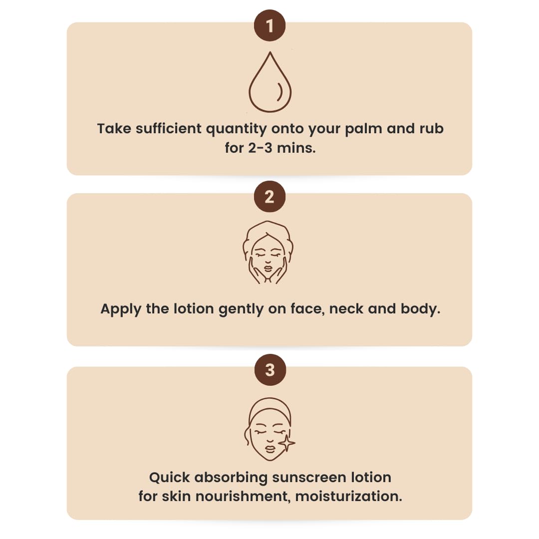NUTRINORM SPF 30 Sunscreen Lotion - Paraben Free, 100% Herbal Actives with Carrot Seed & Tulsi Oil | Daily Moisturizer & Sun Protection for Face & Body | Perfect for Beach, Outdoor & Daily Use - 100g