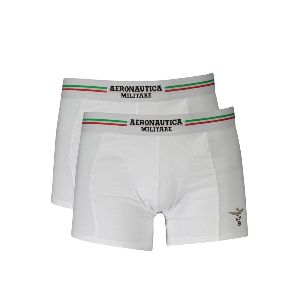 Aeronautica Militare Green Cotton Men's Underwear - Breathable & Comfortable Boxer Briefs for Everyday Wear, Workout & Travel