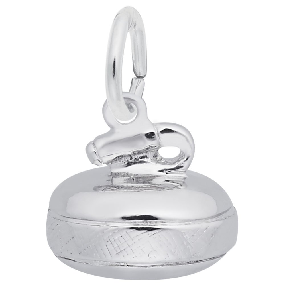 Curling Charm Pendant - Elegant Jewelry Charms for Bracelets & Necklaces - Perfect for DIY Crafting, Gifts & Everyday Wear