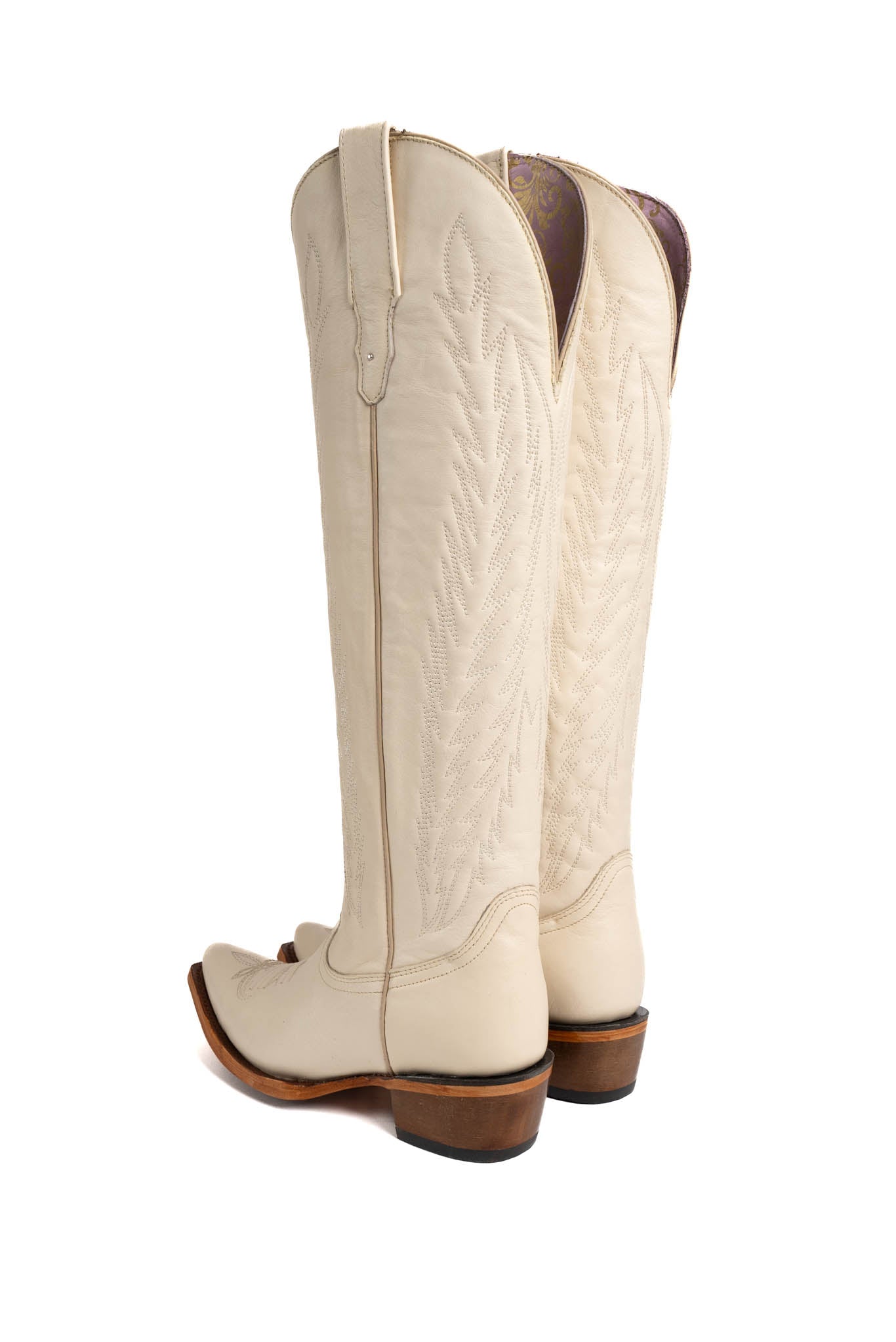 Valentina Tall Neutral Snip Toe Cowgirl Boots for Women - Western Riding & Country Fashion Boots for Everyday Wear