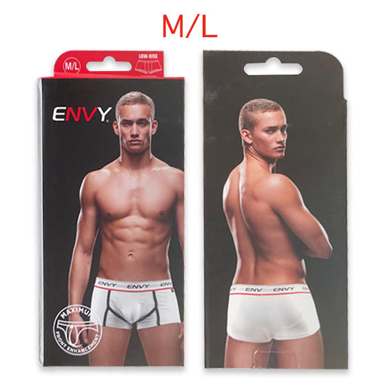 Premium Envy Boxer Briefs E006 - Soft Cotton Underwear for Men (Size M/L) - Comfortable & Breathable for Everyday Wear, Workout, and Sleep