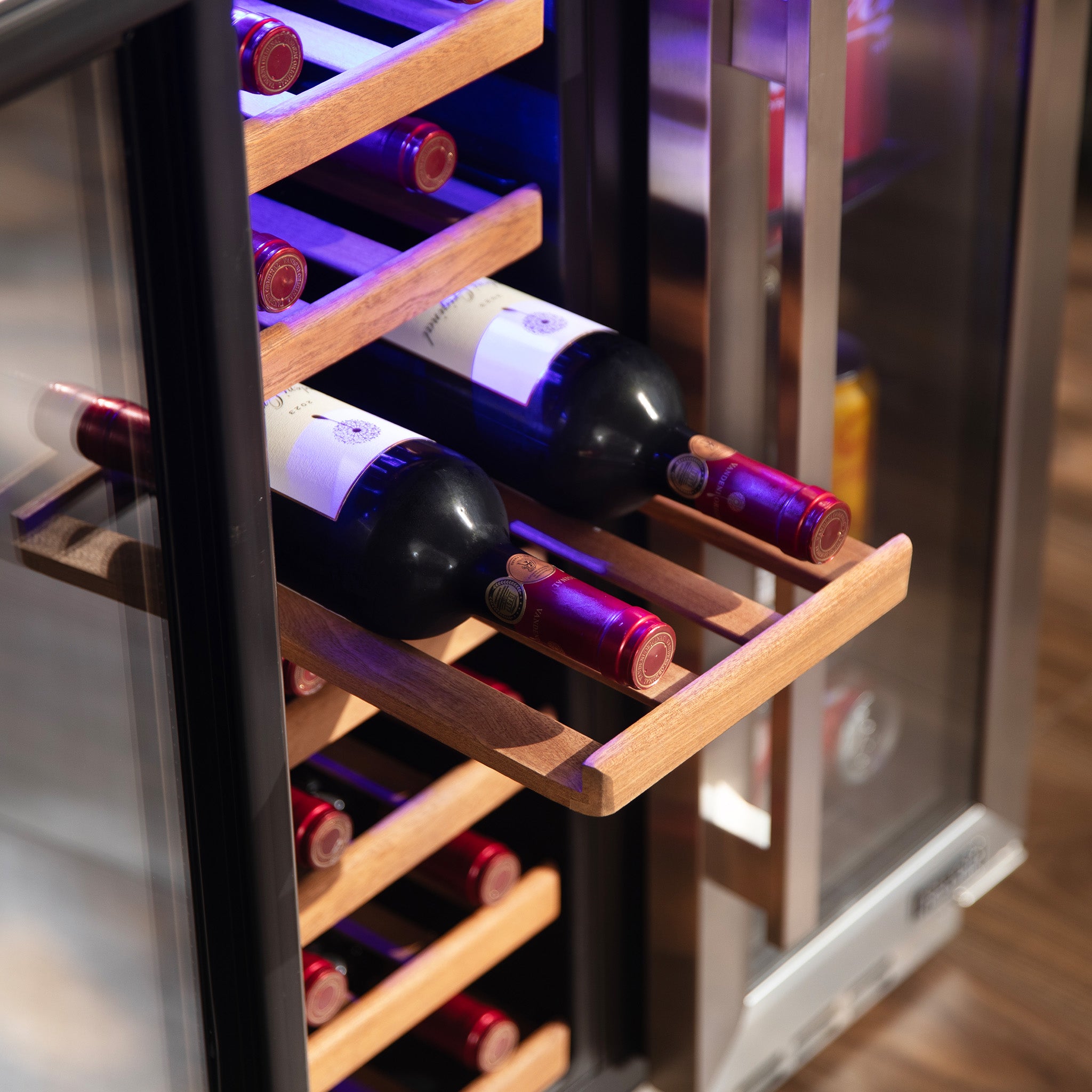 Newair® 24 Inch Dual Zone Wine and Beverage Cooler with French Doors - Perfect for Home Bars, Restaurants, and Wine Cellars