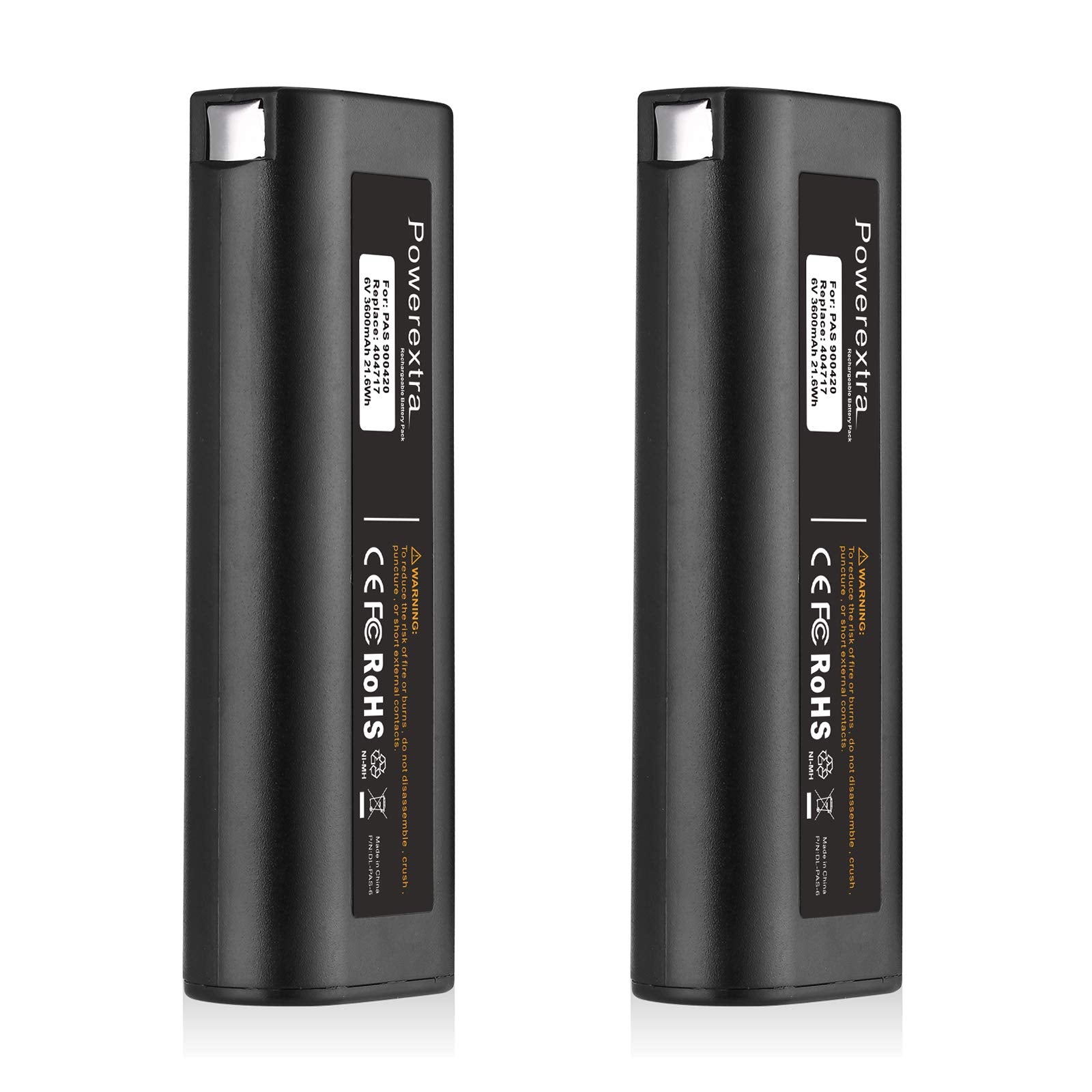 2 Pack 6V 3600mAh Rechargeable NiMH Battery Replacement for Paslode Cordless Nail Guns - Perfect for Construction, Roofing & Framing Projects