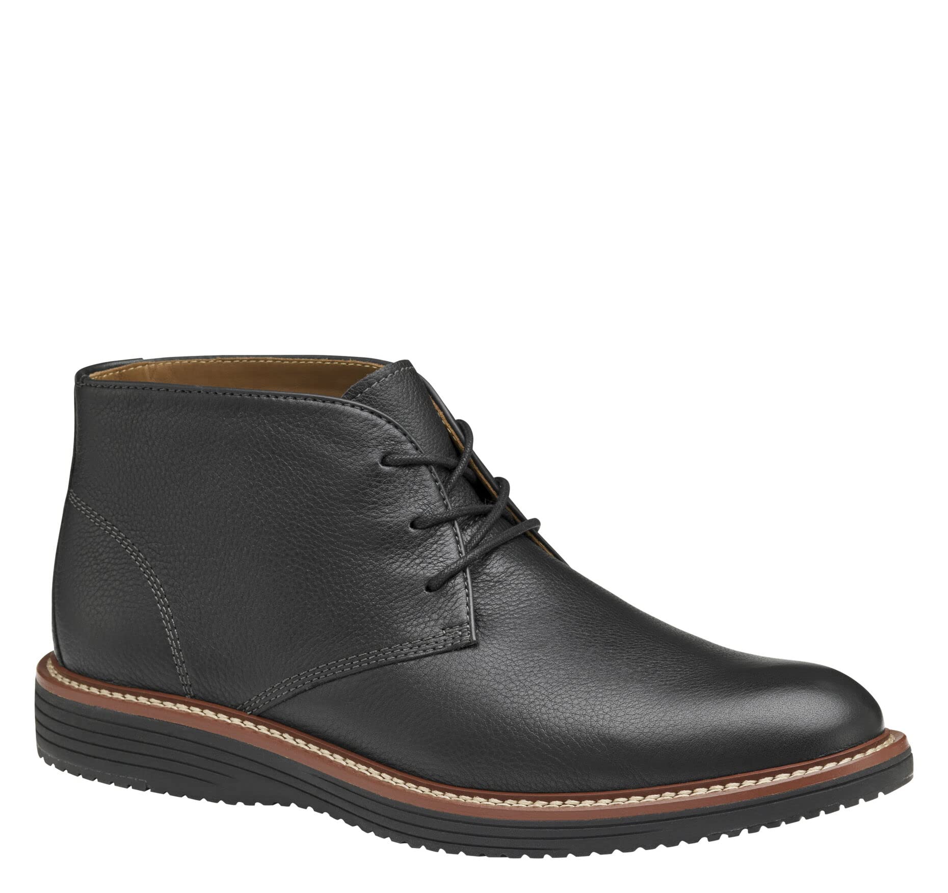 Johnston & Murphy Men's Upton Chukka Boots - Premium Leather Casual & Dress Shoes for Work, Office & Everyday Wear | Comfortable Footwear for Business, Travel & Outdoor Activities