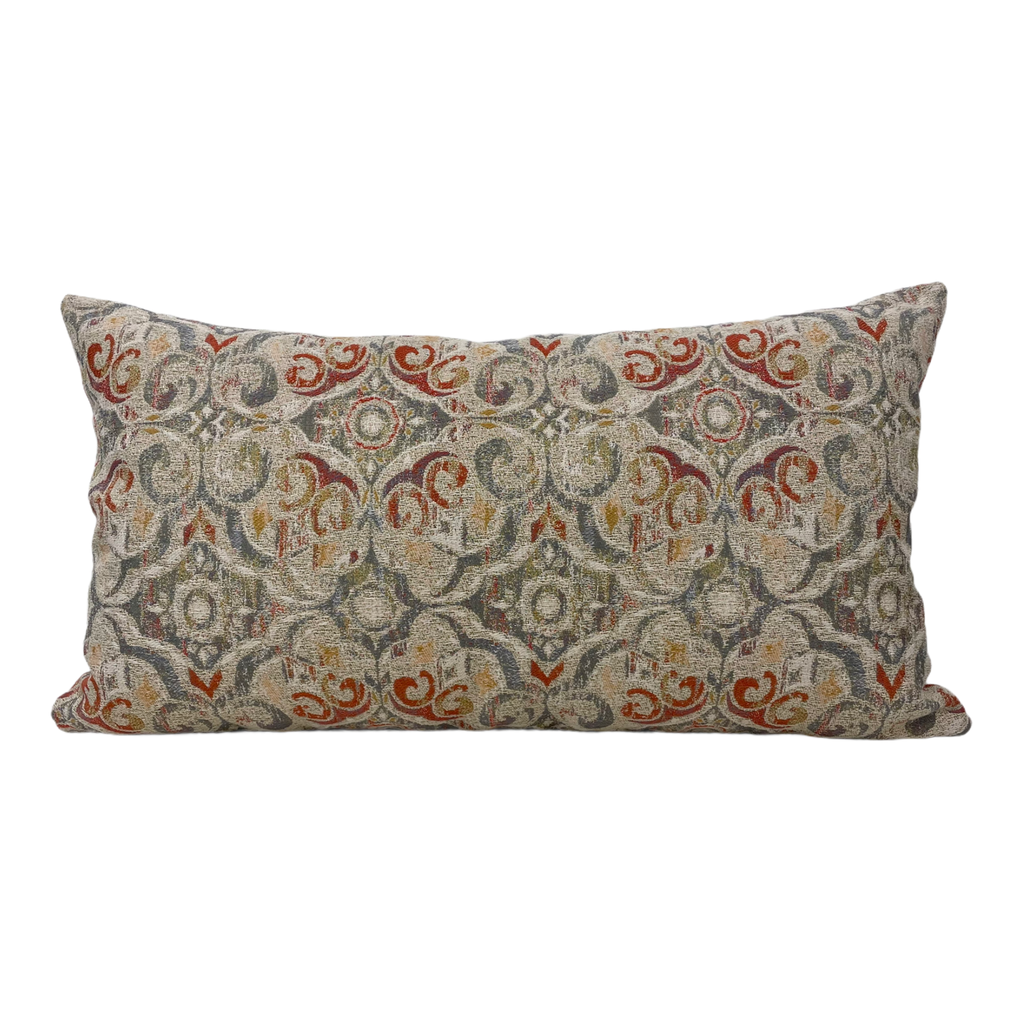 Whitney Potpourri Lumbar Pillow 12x22 - Decorative Floral Throw Pillow for Sofa, Bed & Home Decor - Perfect for Living Room, Bedroom & Office Accent