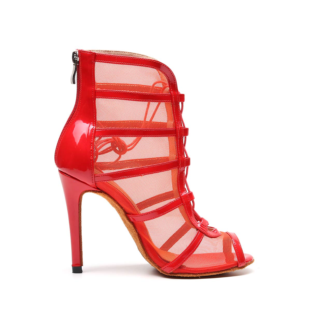 Best Women's Latin Dance Shoes with Adjustable Straps - 4 Inch High Heel (10cm) - Suede Sole for Smooth Movement - Perfect for Salsa, Bachata & Ballroom Dancing