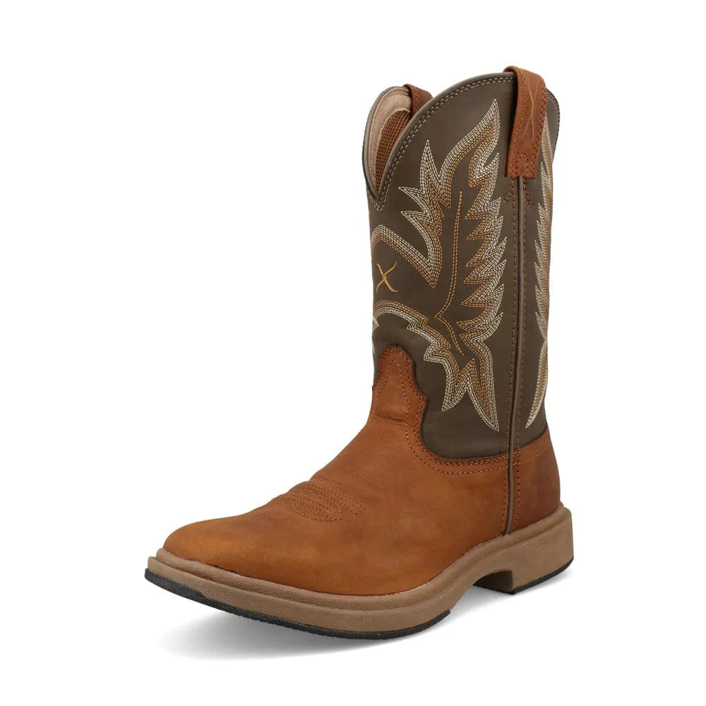 Twisted X Ultralite MUL0002 Men's Lightweight Work Boots - Durable & Comfortable for Construction, Hiking & Outdoor Work