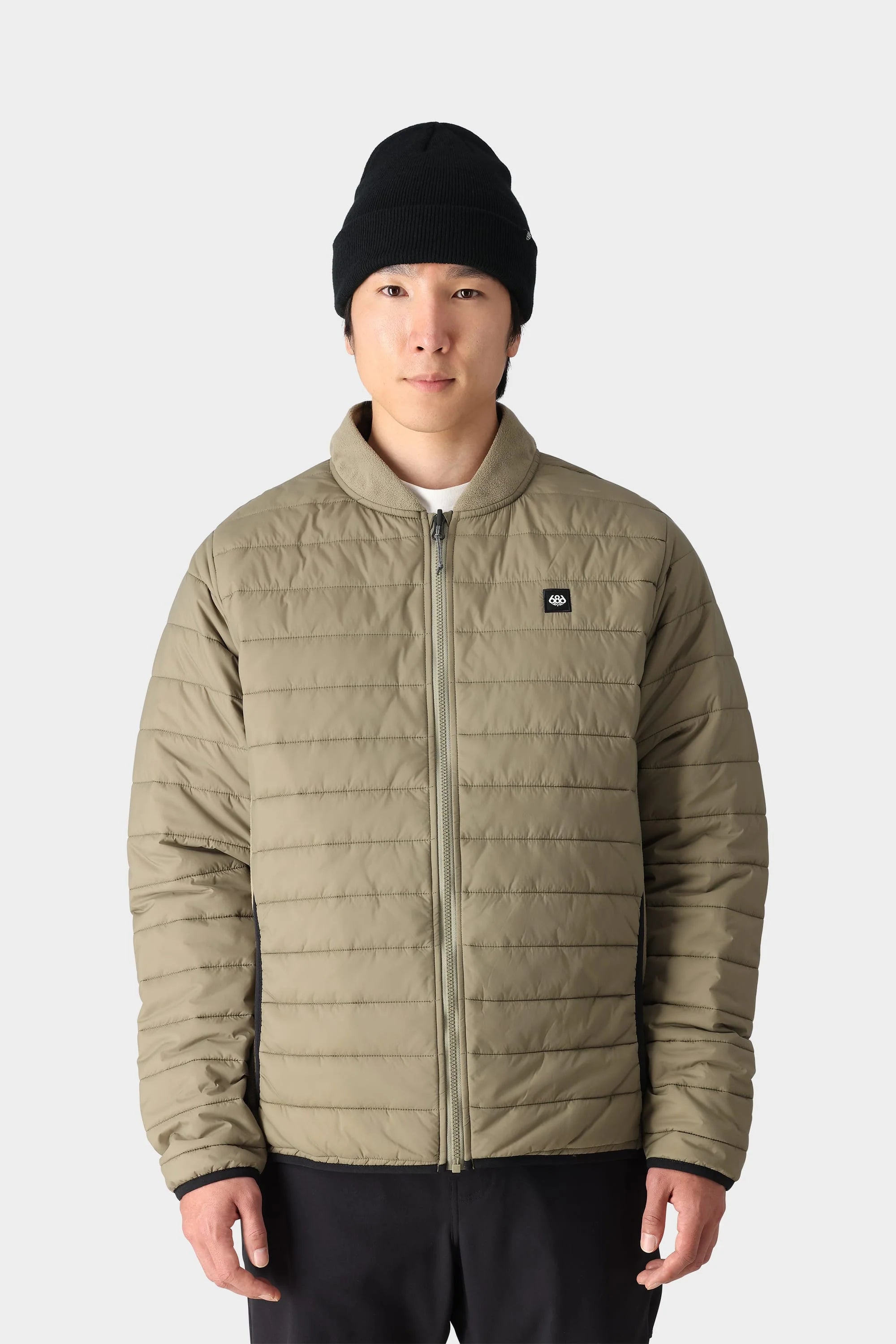 686 Thermal Puff Jacket for Men & Women 2025 - Lightweight Winter Coat with Water-Resistant Shell, Sage Green - Perfect for Skiing, Snowboarding & Outdoor Adventures