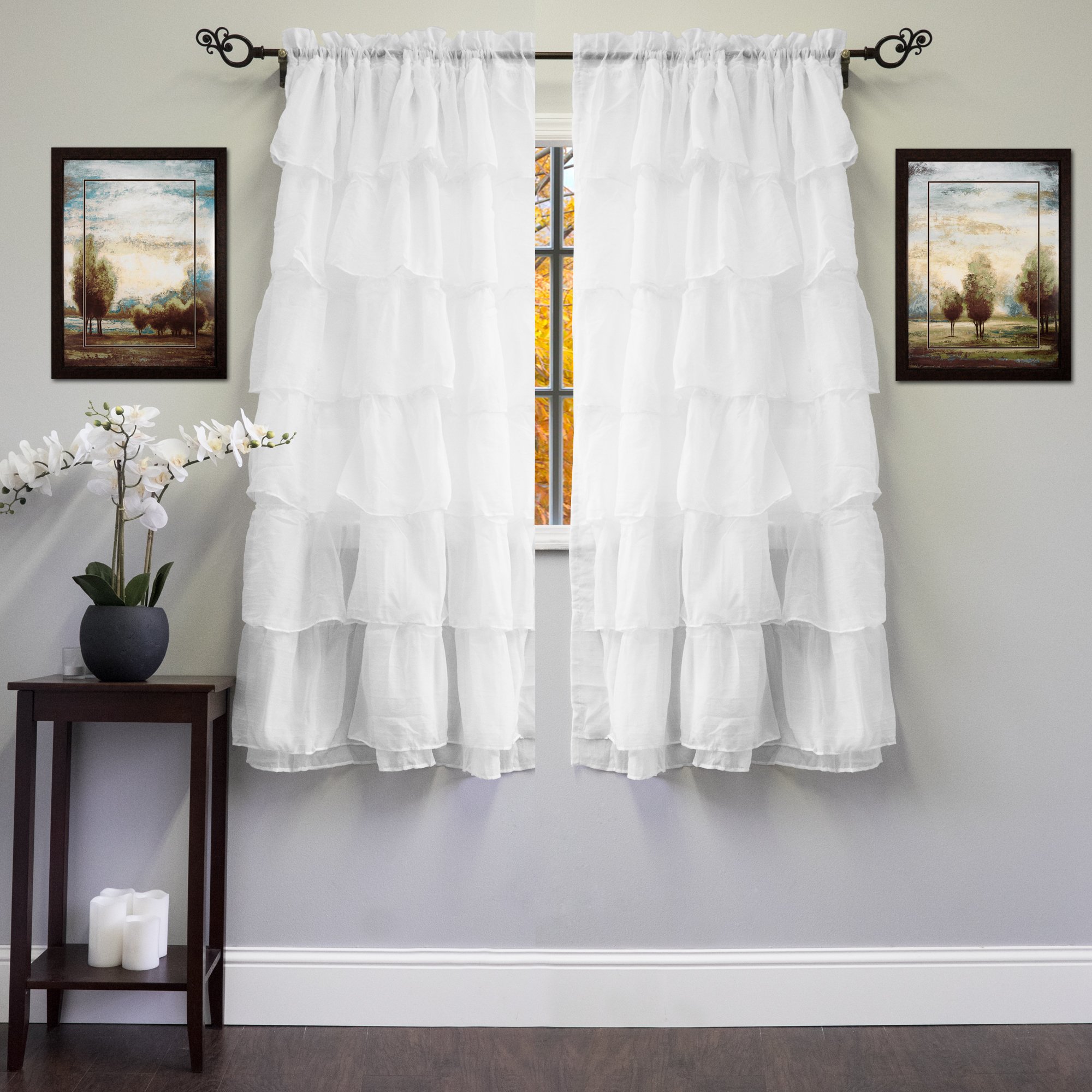 Stylish Sweet Home Collection Window Curtains - 63