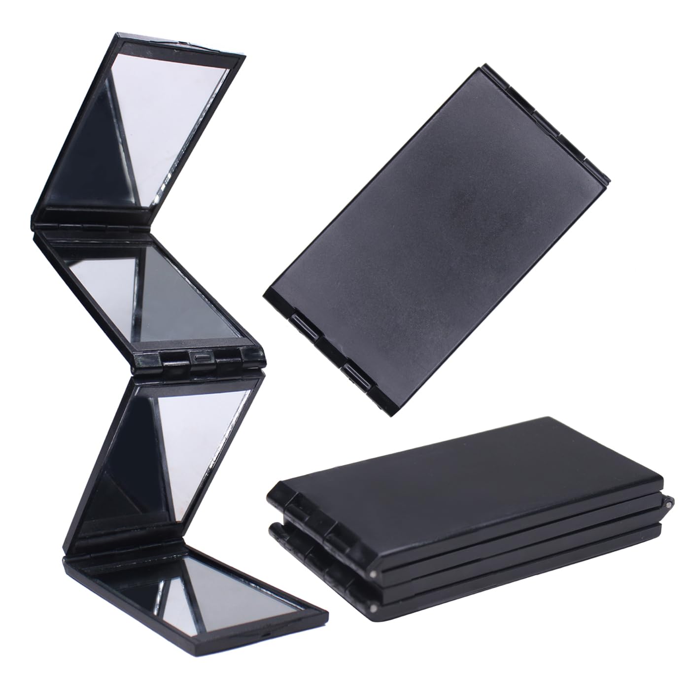 Portable Foldable Travel Makeup Mirror - Compact Pocket Cosmetic Mirror for Women, Perfect for Travel, Home, and On-the-Go Touch Ups