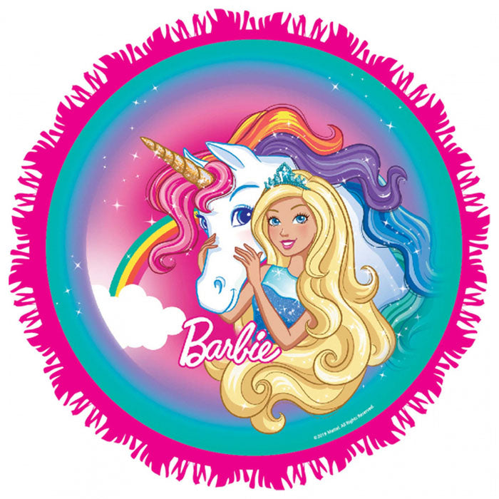 Barbie Pinata for Birthday Parties - Colorful Pull String Pinata Toy for Kids, Girls & Boys - Perfect for Barbie Themed Celebrations, Baby Showers & Festive Events