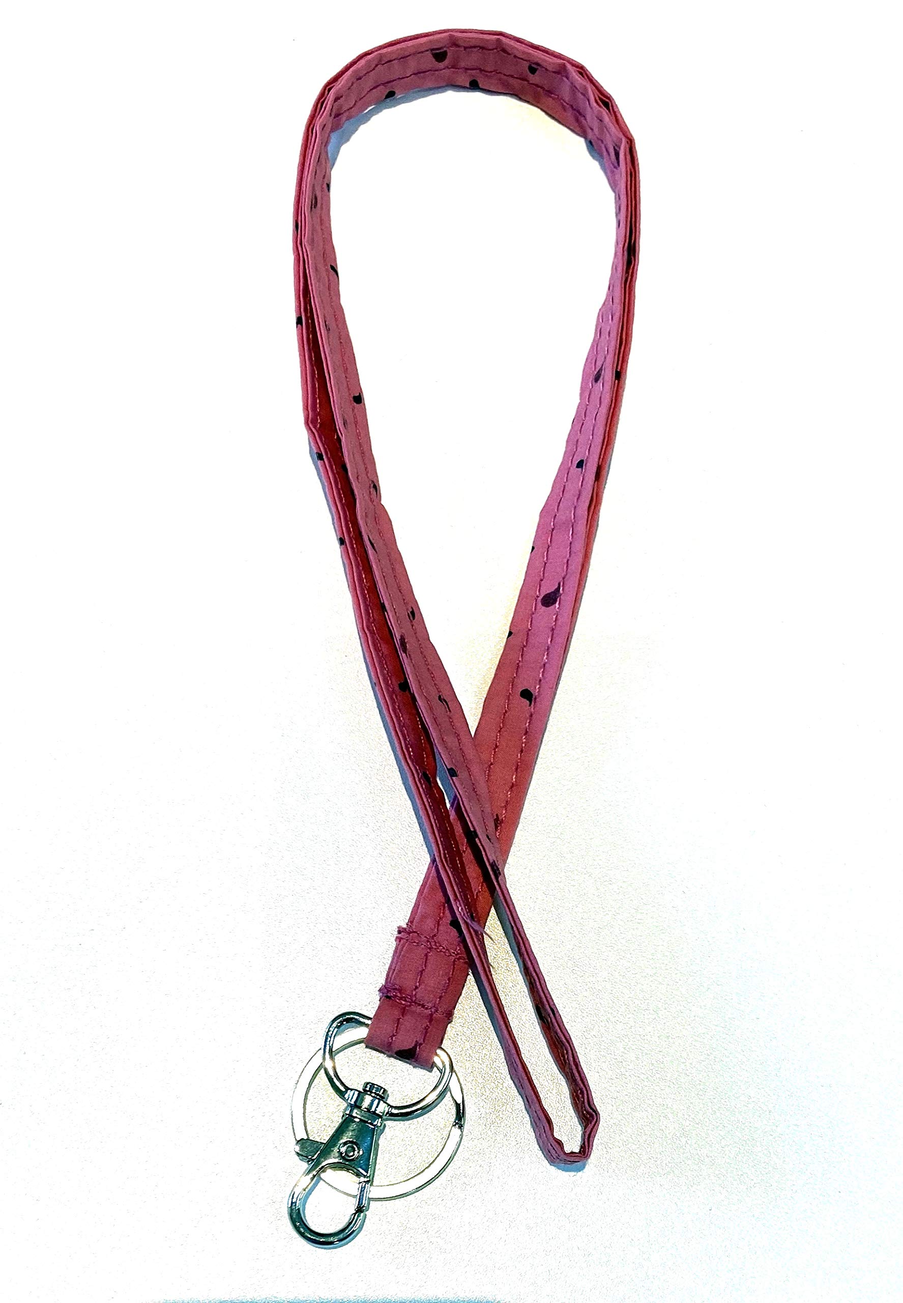 Peach ID Badge Lanyard for Men & Women - Office & Event Use