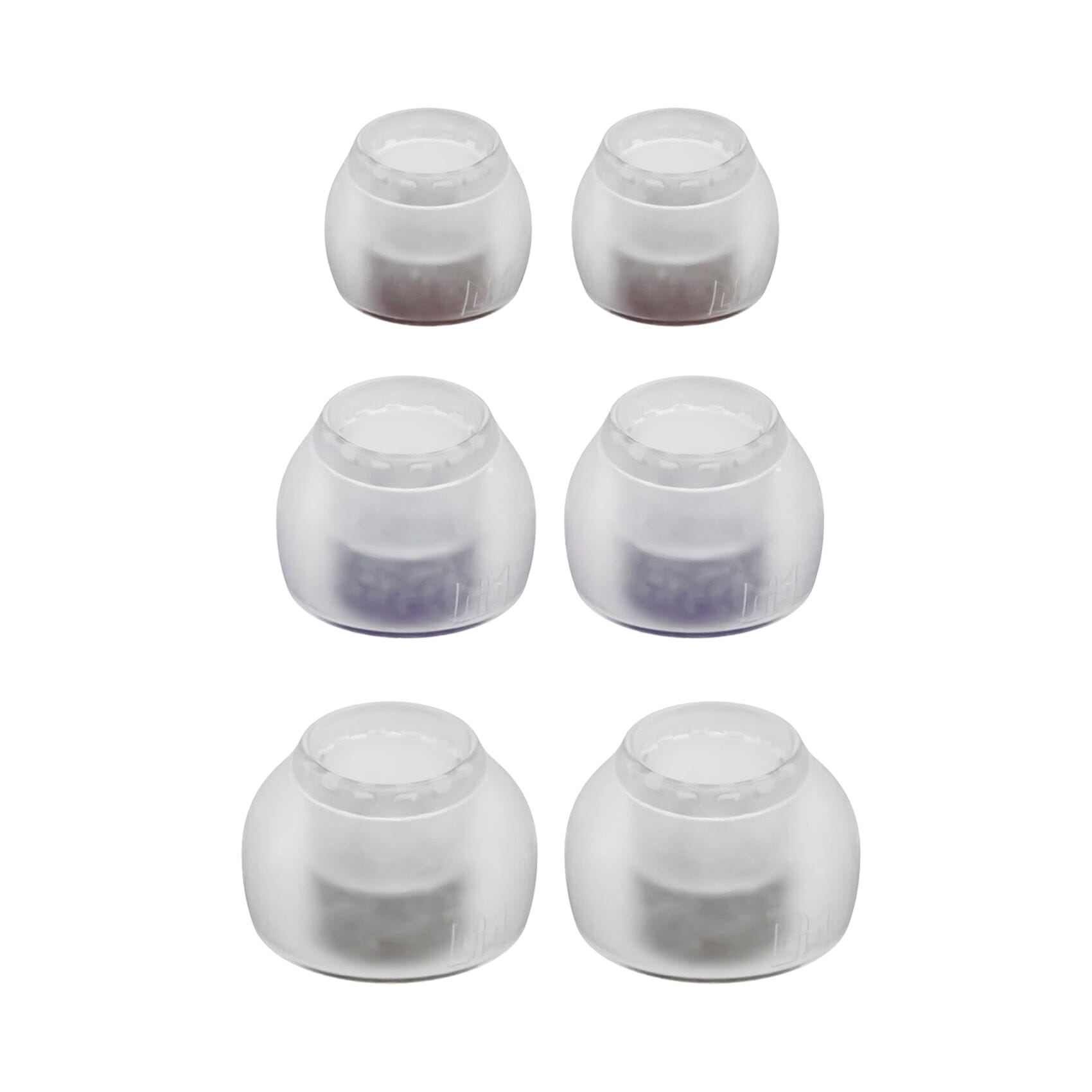 TRI Clarion Silicone Earphone Tips - 3 Pairs for 4.5mm & 5.5mm Nozzle Sizes - Comfortable Noise Isolation Earbud Tips for Workouts, Travel & Daily Use