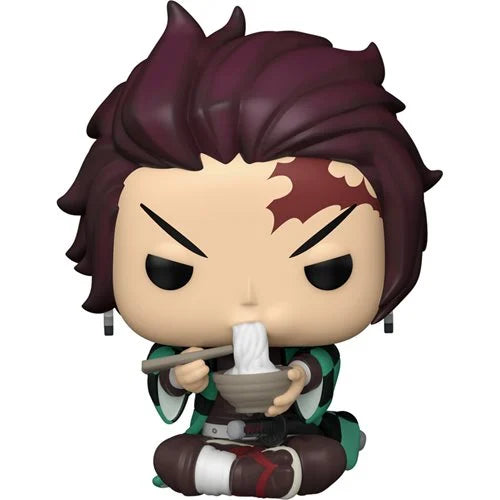 Demon Slayer Pop! Vinyl Figure - Tanjiro Kamado with Noodles | Funko Pop! Anime Collectible [1304] | Perfect for Anime Fans, Home Decor & Gift Giving