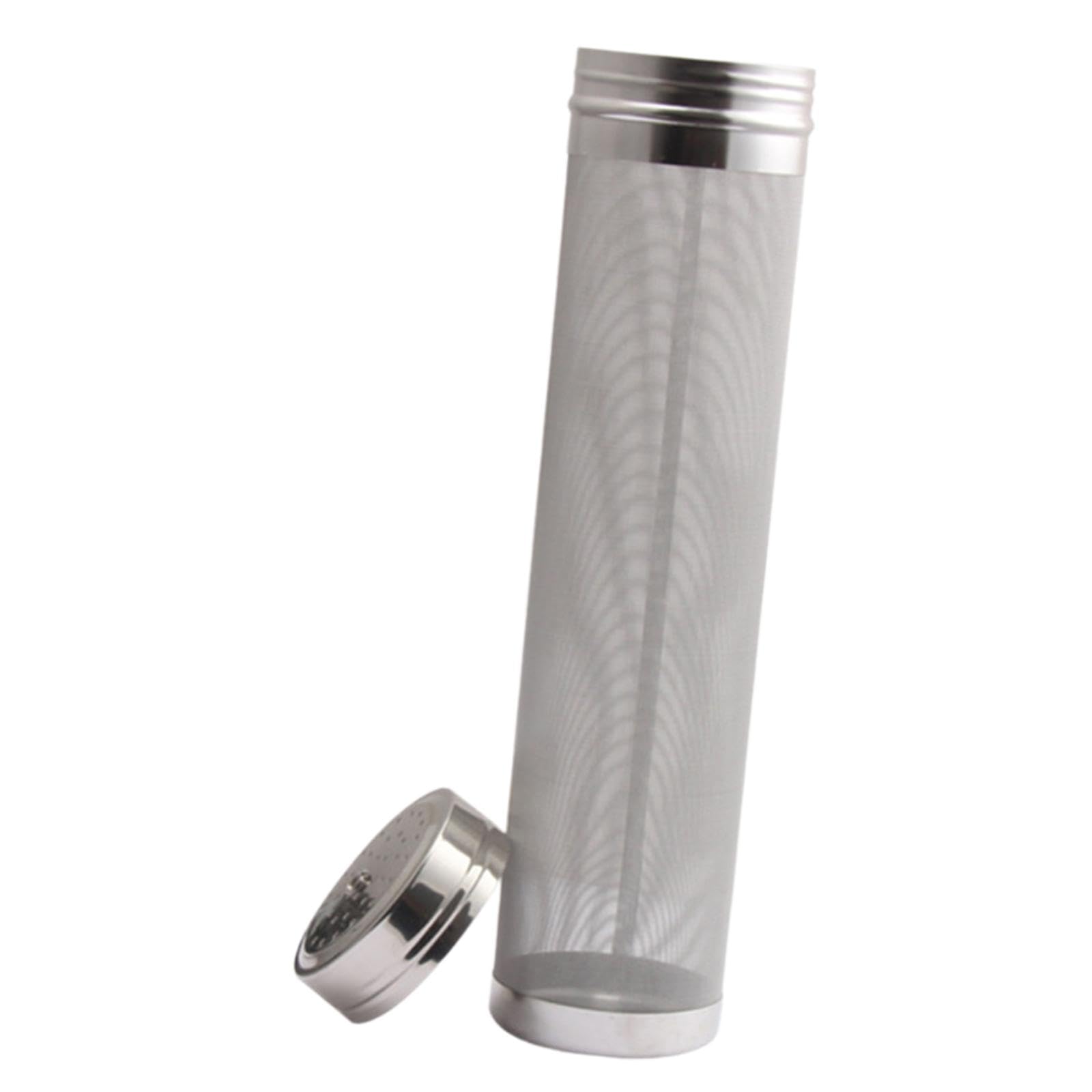 Premium Stainless Steel Beer Funnel with 300 Micron Filter - Dry Hopper Infuser & Strainer Basket for Home Brewing, Tea, Coffee, Juice, Honey and Milk - Perfect for Craft Beer Making, Cocktail Mixing & Kitchen Use