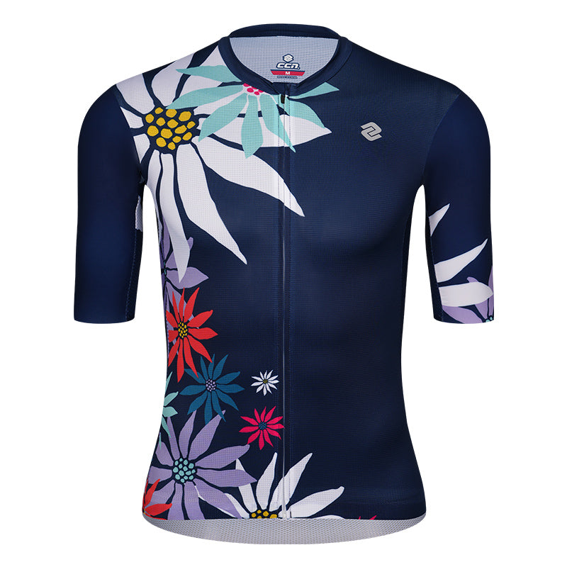 NOVA PRO FANTASTIC BLOSSOMS Men's Athletic Jersey - Breathable Performance Shirt for Running, Gym & Outdoor Sports - Trendy Floral Print Design for Active Lifestyle