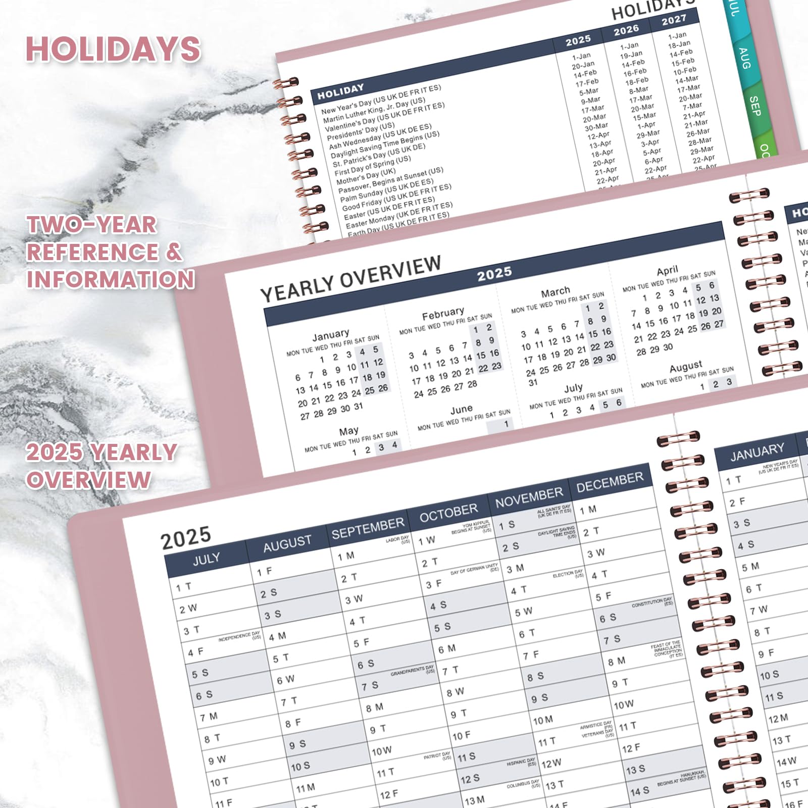 2025-2026 Weekly Appointment Planner - July 2025 to June 2026, 8.4