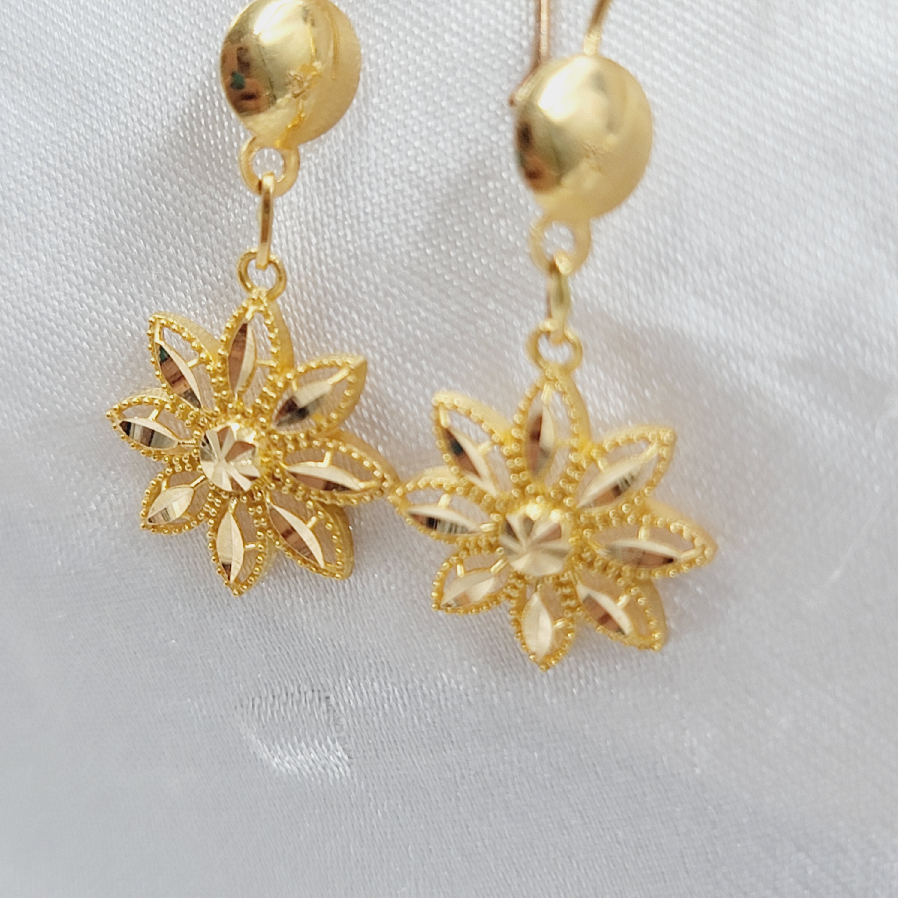 Elegant Rose Stud Earrings for Women - 14K Gold Plated Floral Jewelry Gift for Valentine's Day, Anniversary & Special Occasions