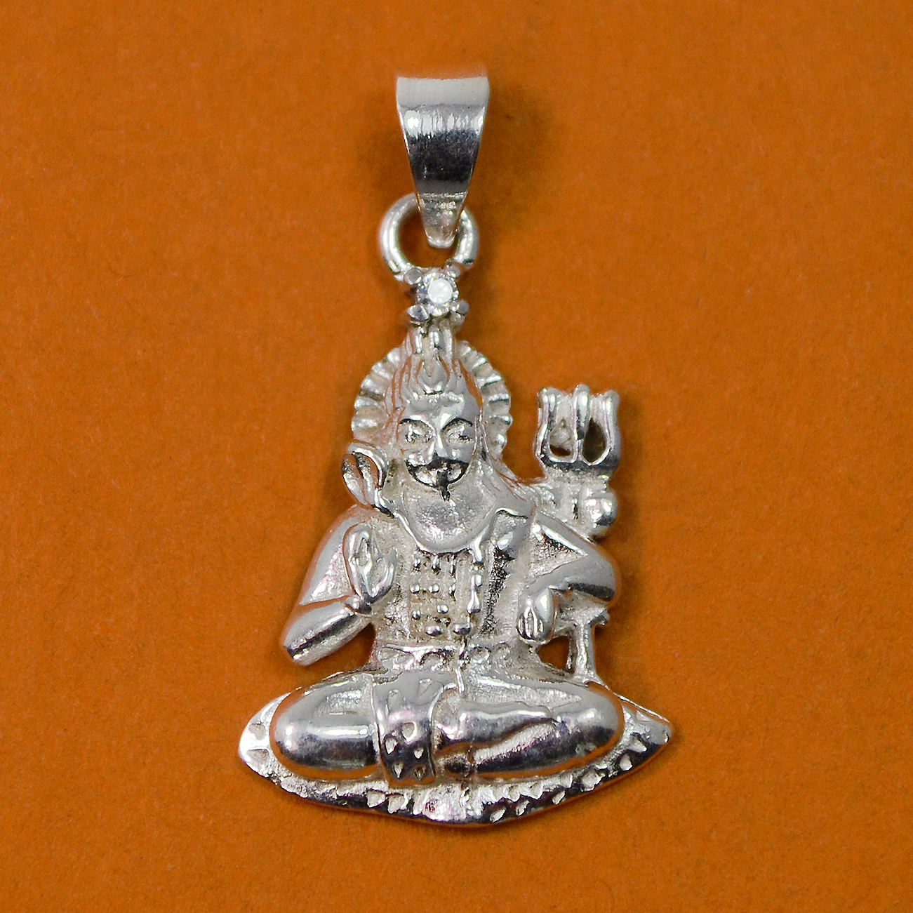 925 Sterling Silver Shiva Pendant Necklace - Elegant Spiritual Jewelry for Meditation & Yoga | Perfect Gift for Hindu Devotees & Spiritual Seekers