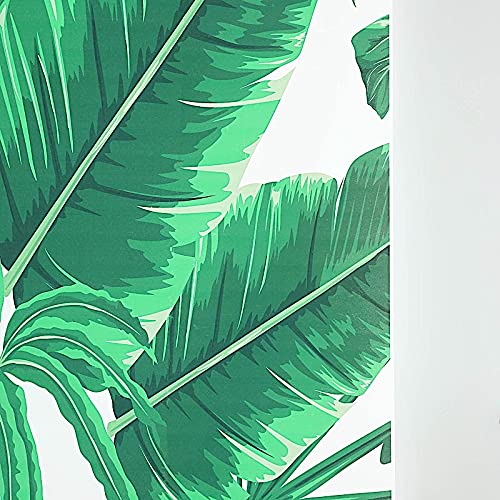 8 ft Vinyl Photography Backdrop Tropical Leaves Printed - Wedding Reception Party Decor, Baby Shower, Birthday, Bridal Shower Background