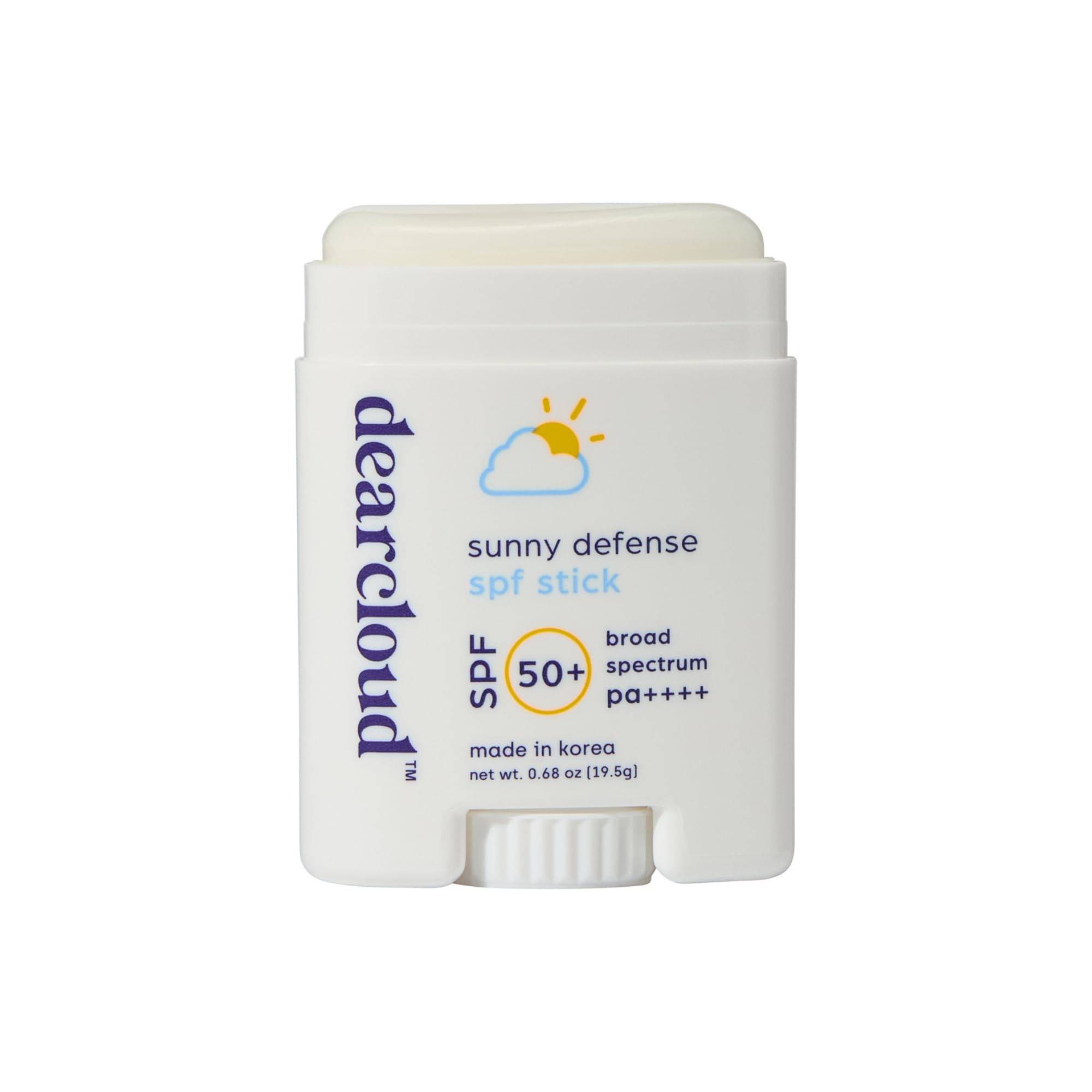 Sunny Defense SPF 50+ PA++++ Sunscreen Stick for Face | Korean Skincare | Travel Size .68 oz | Oil-Free & Water-Resistant | Perfect for Outdoor Activities & Daily Protection