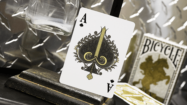 Veni Vidi Vici Metallic Bicycle Playing Cards - Premium Poker Deck for Magic Tricks, Card Games & Collectors (Gift Idea for Card Enthusiasts)