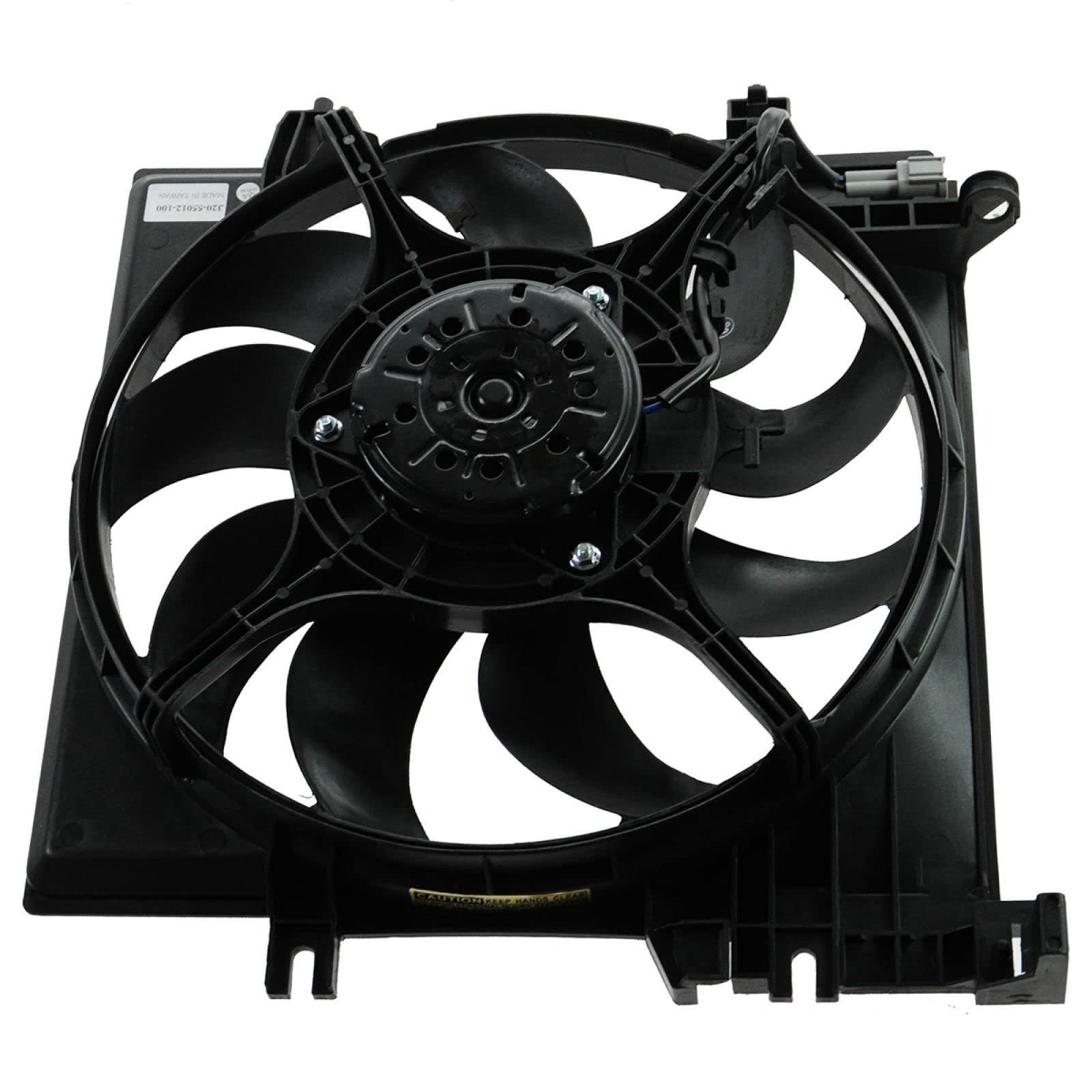 TRQ Radiator Cooling Fan Assembly Compatible with 2009-2013 Subaru Forester, 2008-2016 Impreza - SU3115127 - High Performance Cooling Solution for Engine Overheating Protection | Perfect for Off-Roading & Hot Weather Driving