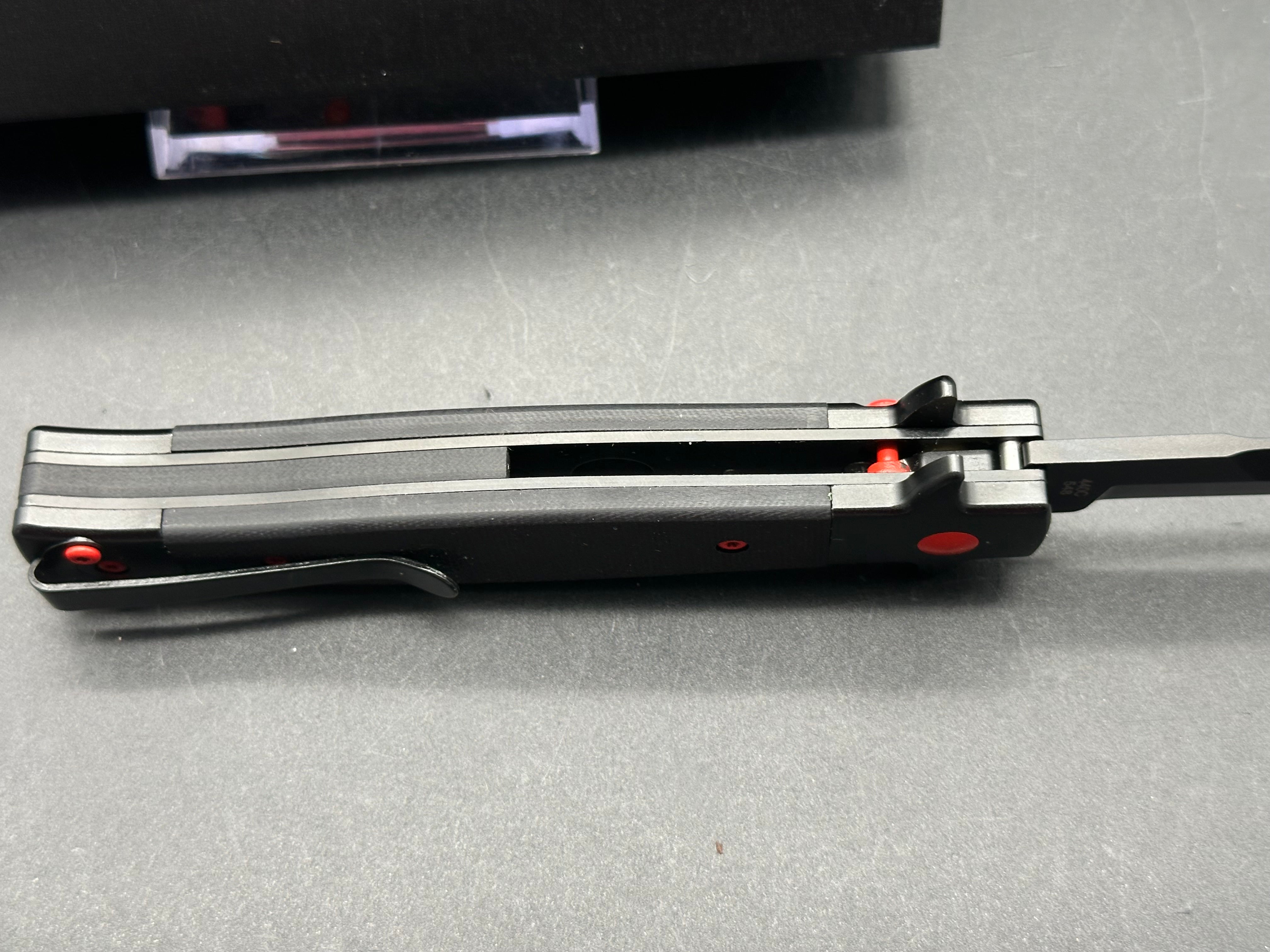 Boker SMKW Exclusive Vendetta Automatic Stiletto Knife - Tactical Folding Knife for Outdoor, Camping & EDC (Everyday Carry)