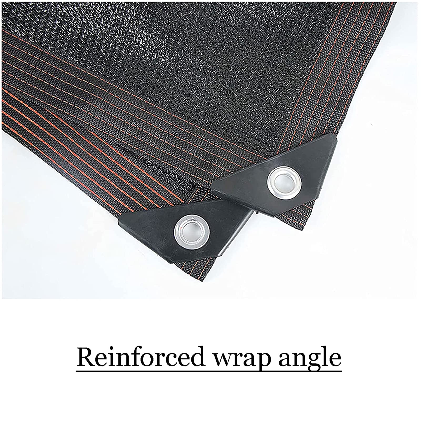16x23ft UV Resistant Shade Cloth for Greenhouse & Garden - Durable Outdoor Shade Mesh Tarps with Aluminum Grommets - Black Sunscreen Netting for Patio, Lawn, and Plant Protection - Perfect for Summer Shade and Plant Growth