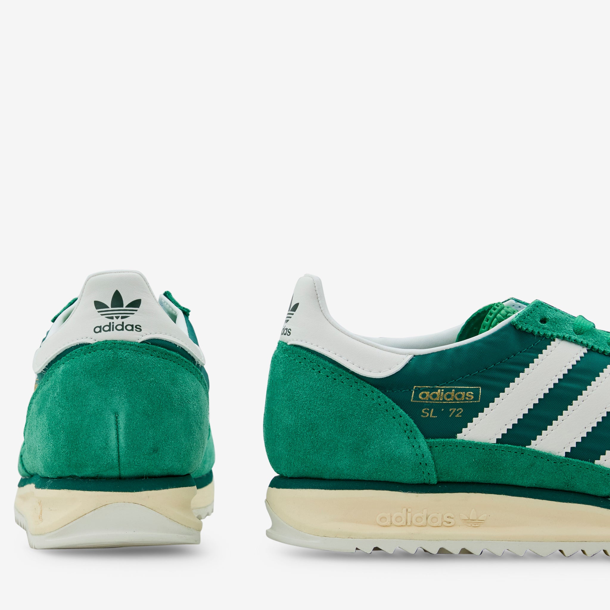 SL 72 RS Sneakers in Green, Core White & Collegiate Green - Stylish Casual Shoes for Men & Women | Perfect for Running, Gym Workouts & Everyday Wear