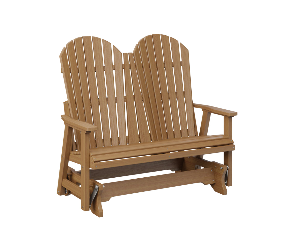 Berlin Gardens Comfo Back Double Glider - Outdoor Patio Swing Bench with Weather-Resistant Cushions - Perfect for Porch, Garden, and Backyard Relaxation