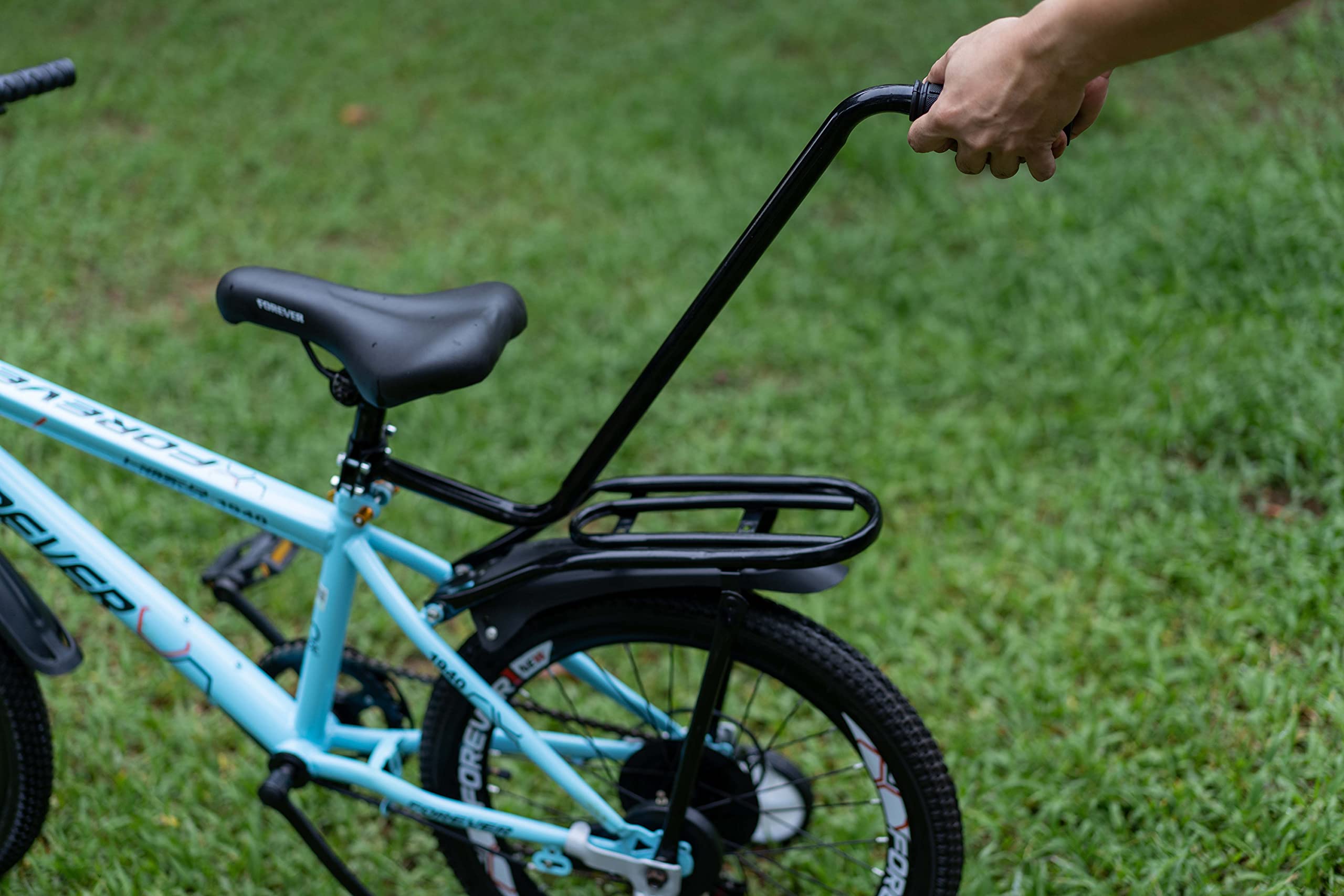 Kids Bike Training Handle - Adjustable Balance Push Bar for Children's Bicycle Trainer | Perfect for Learning to Ride, Parent-Assisted Cycling & Toddler Bike Practice