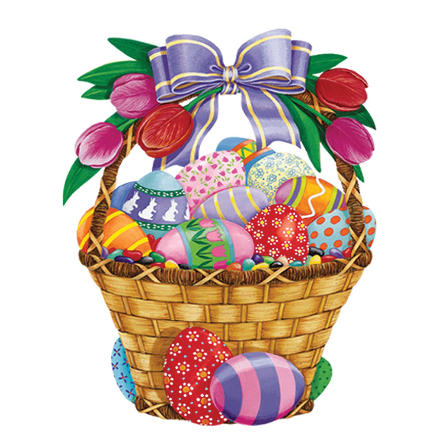 12 Pack Easter Bunny Basket & Egg Stickers - 4 Sheets per Pack - DIY Easter Decorations, Party Favors, Scrapbooking & Gift Wrapping Supplies