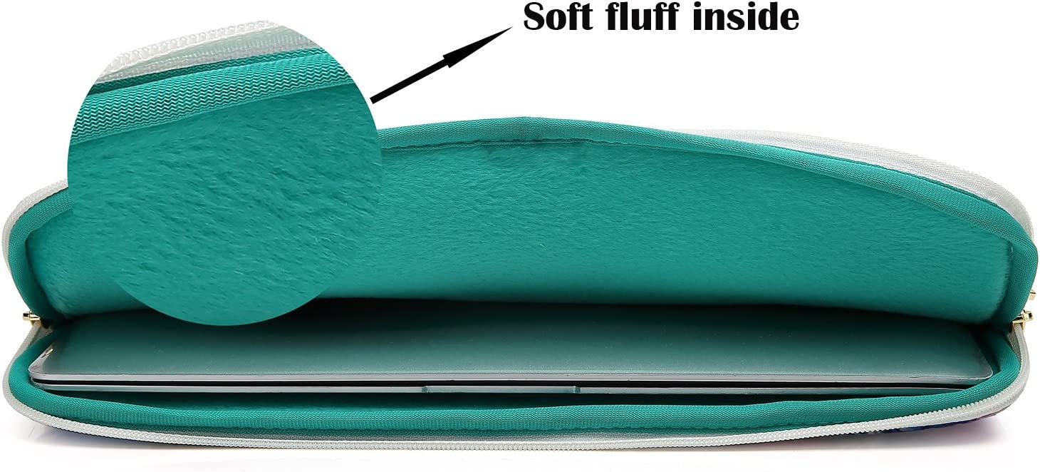 Canvaslove Camellia Laptop Sleeve Case for MacBook Pro 16 & 15.6-16 inch Laptops with Front Pocket - Protective Cover for Work, School & Travel Accessories