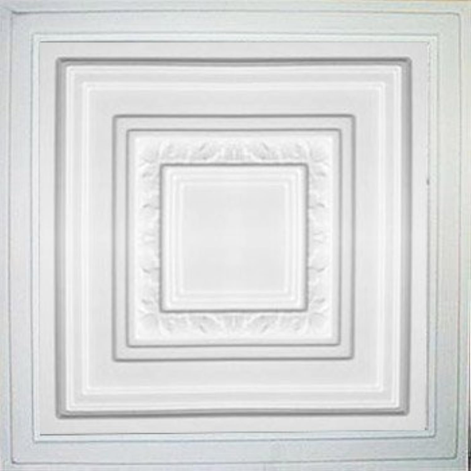 Antyx White 24x24 PVC Ceiling Tiles - Waterproof & Easy to Install for Home, Office & Commercial Spaces