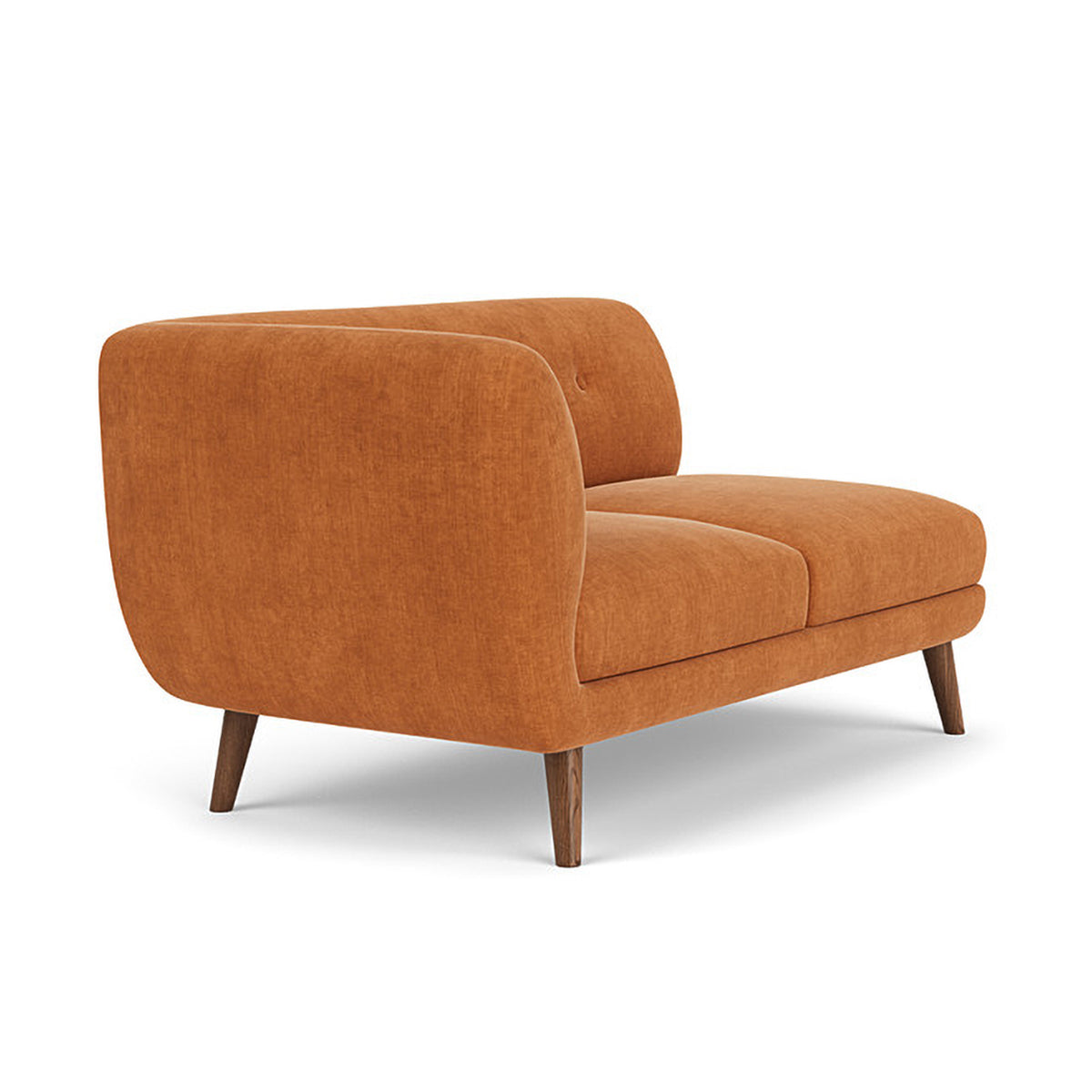 Alfred Fabric Left 2 Seater Modular Sofa - Modern L-Shaped Sectional Couch for Living Room, Lounge & Small Spaces - Comfortable & Stylish Home Furniture