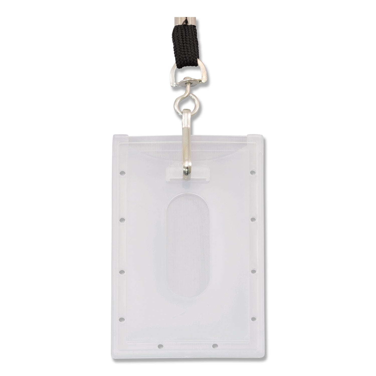 Advantus Clear Horizontal ID Card Holder - 2.31
