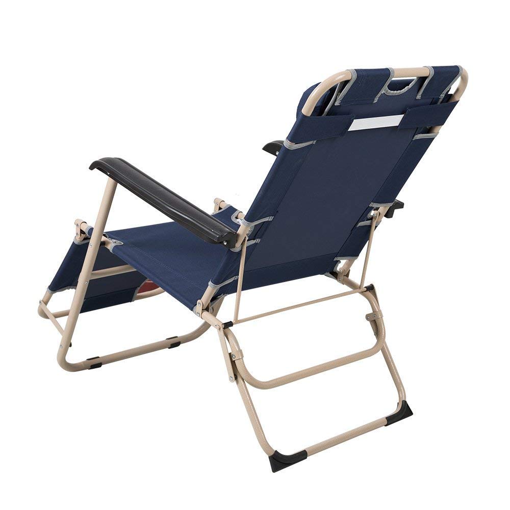 2-in-1 Folding Lounge Chair & Cot Set of 2 - Portable Reclining Beach Chairs for Outdoor, Yard, Garden, Poolside Relaxation | Perfect for Camping, Picnics & Backyard Lounging