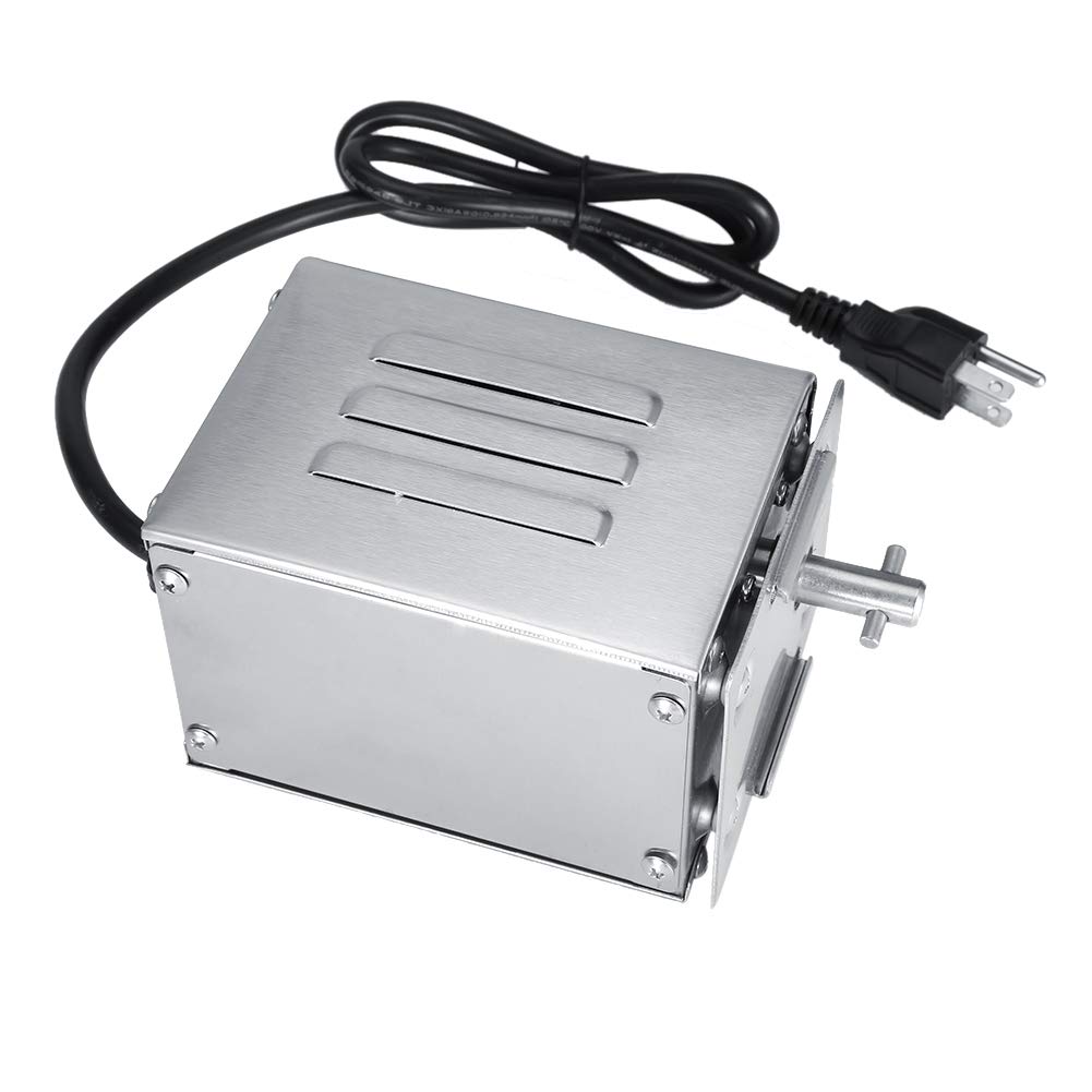 Electric Rotisserie Motor 50-70KGF Stainless Steel BBQ Grill Rotisserie Replacement Motor - Heavy Duty Roaster Motor with US Plug for Backyard Grilling, Outdoor Cooking & Home Barbecue Parties