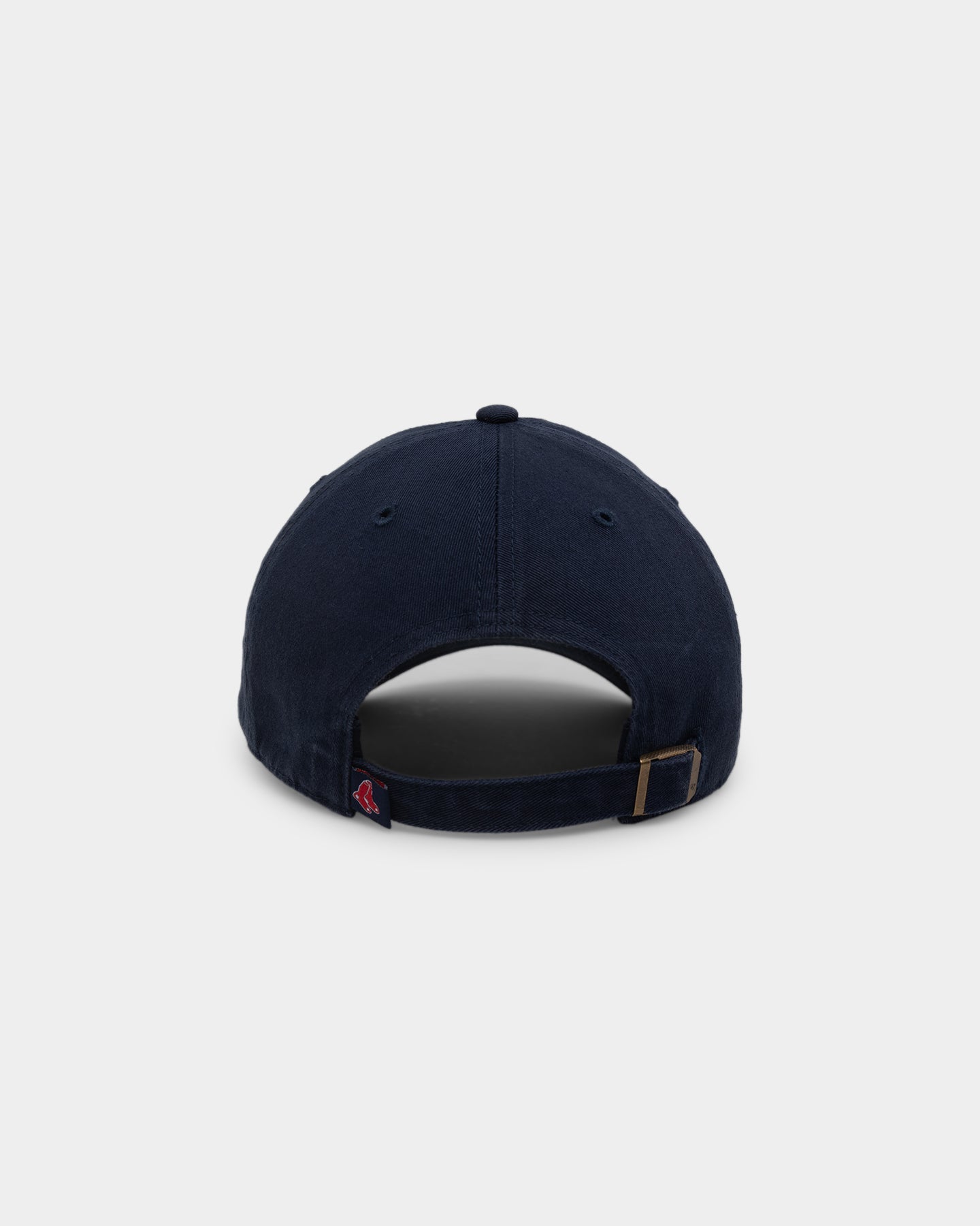 47 Brand Men's Boston Red Sox Clean Up Adjustable Strapback Hat - Navy Blue Baseball Cap for Fans, Game Day & Casual Wear
